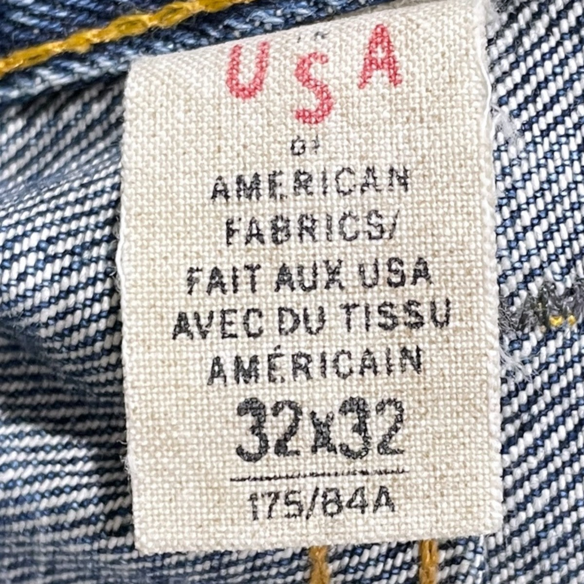 デニムパンツ LOW STRAIGHT AMERICAN WOVEN ロー ストレート アメリカン ウーヴン