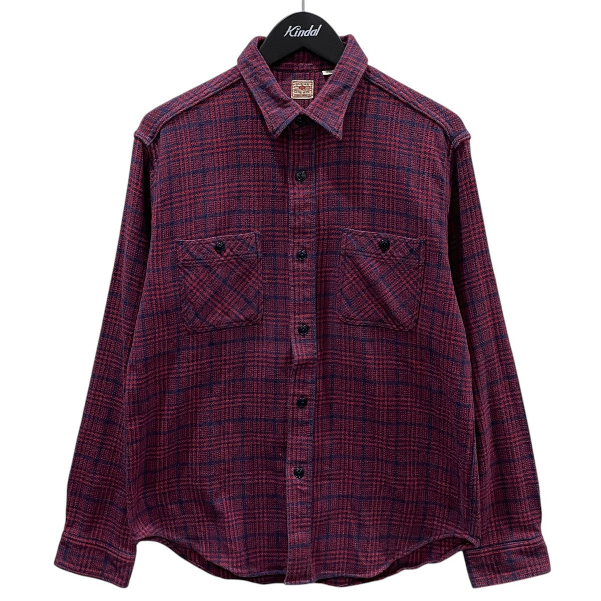 15AW チェック柄長袖シャツ TWILL CHECK WORK SHIRT ツイル チェック ワークシャツ SC27063