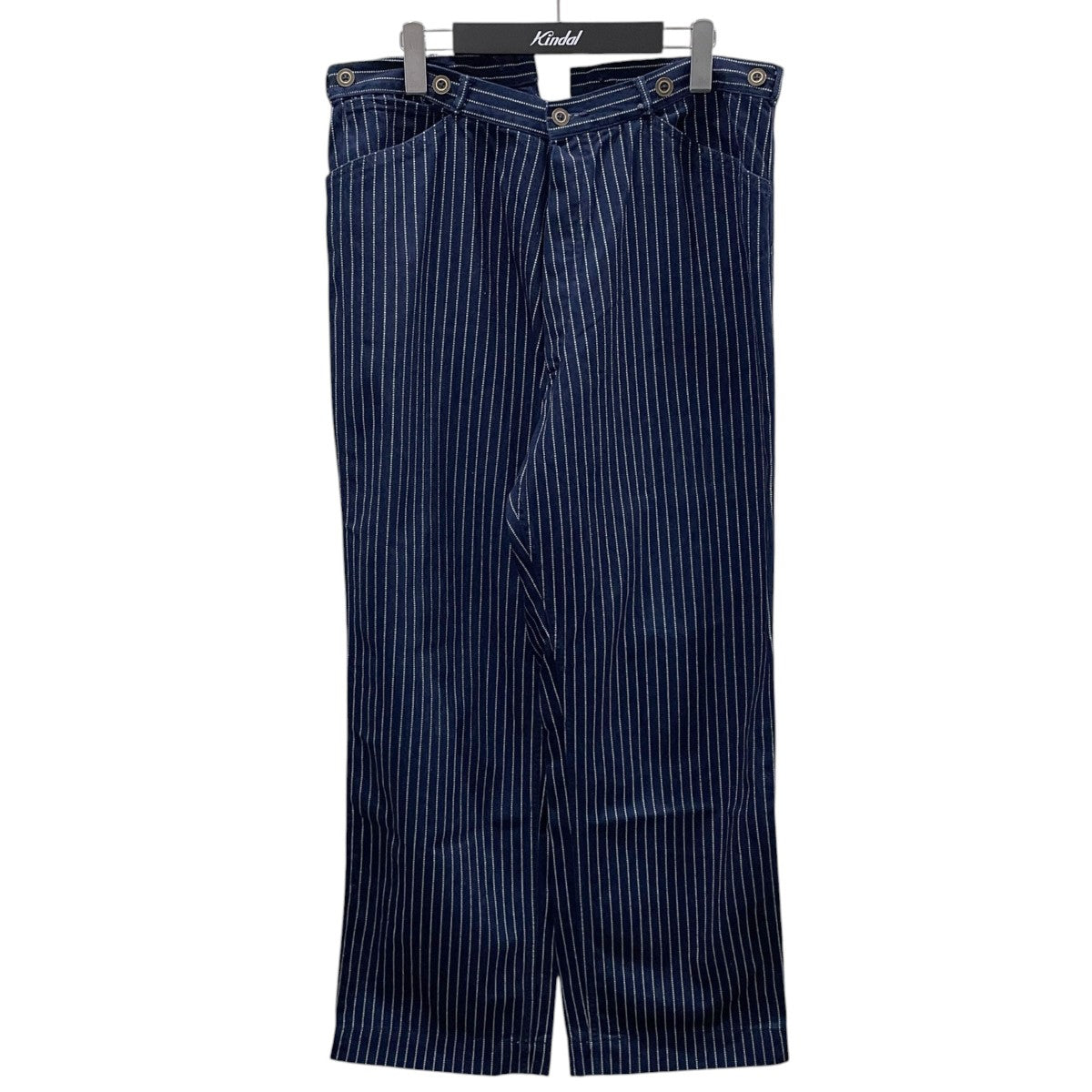 ウォバッシュストライプ柄ワークパンツ Hoghead Wabash Trousers ホグヘッド ウォバッシュ トラウザーズ LAST RESORT ラストリゾート