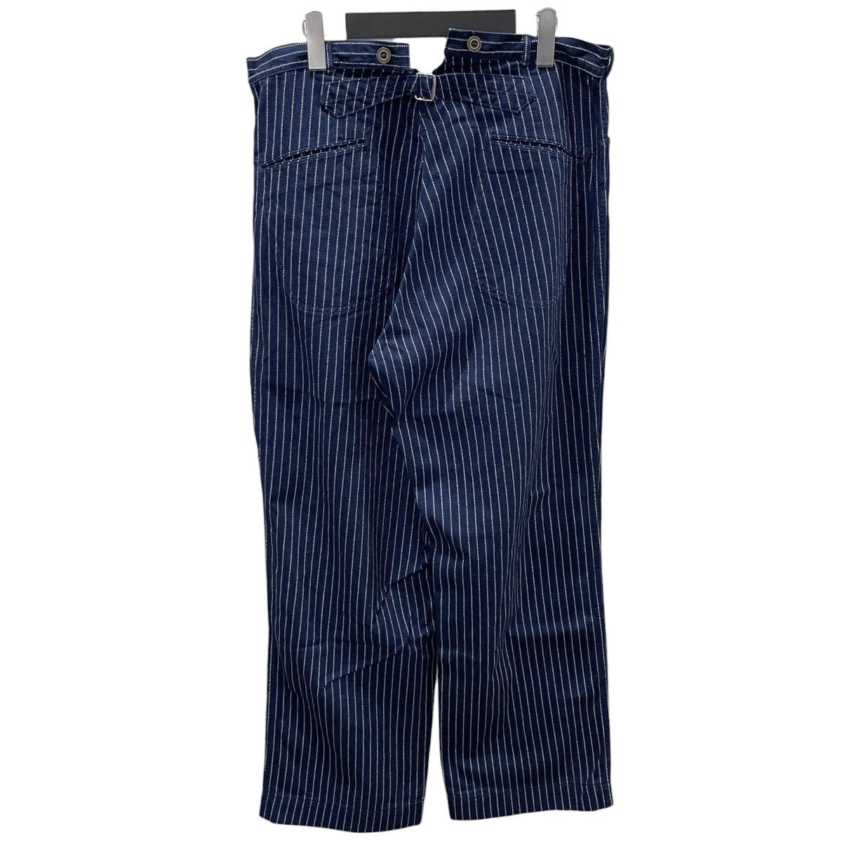 ウォバッシュストライプ柄ワークパンツ Hoghead Wabash Trousers ホグヘッド ウォバッシュ トラウザーズ LAST RESORT ラストリゾート