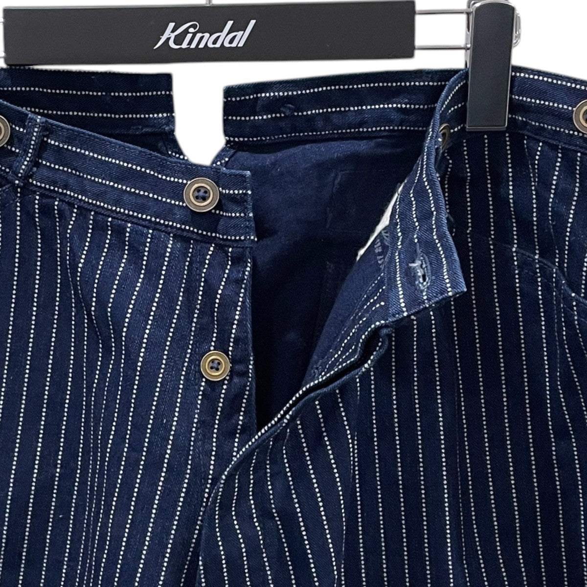 ウォバッシュストライプ柄ワークパンツ Hoghead Wabash Trousers ホグヘッド ウォバッシュ トラウザーズ LAST RESORT ラストリゾート