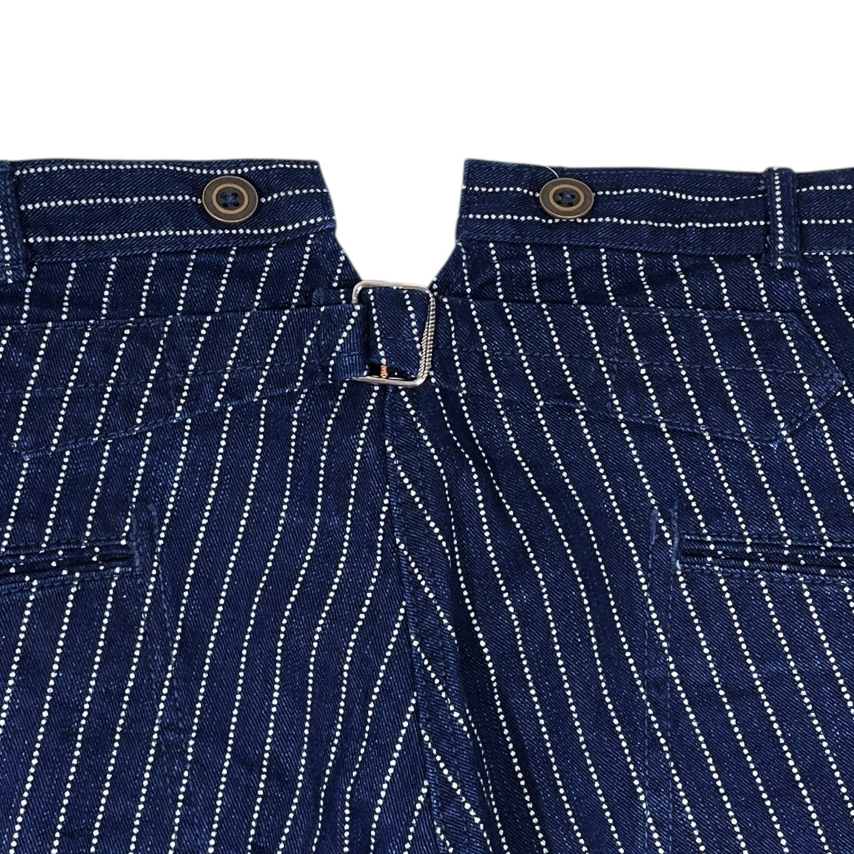 ウォバッシュストライプ柄ワークパンツ Hoghead Wabash Trousers ホグヘッド ウォバッシュ トラウザーズ LAST RESORT ラストリゾート