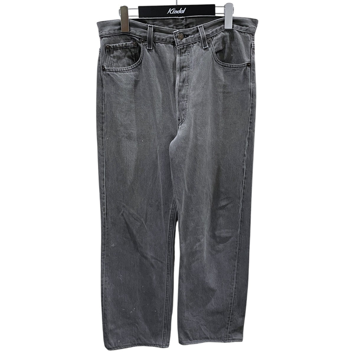 90s 後染めデニムパンツ BLACK MAGIC ブラックマジック 501 MADE IN USA ボタン裏544