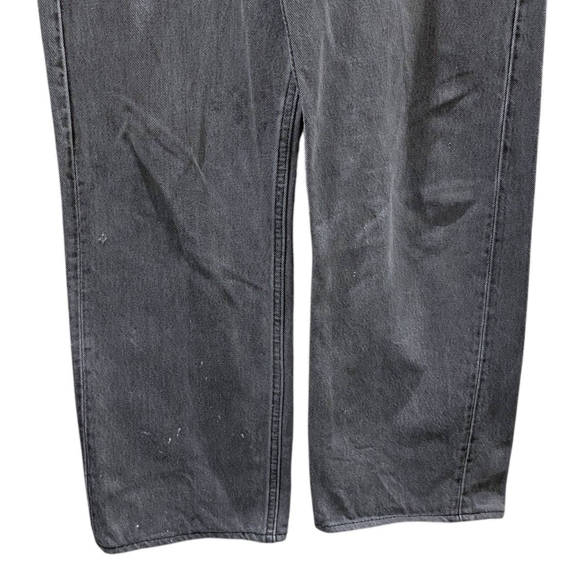 90s 後染めデニムパンツ BLACK MAGIC ブラックマジック 501 MADE IN USA ボタン裏544