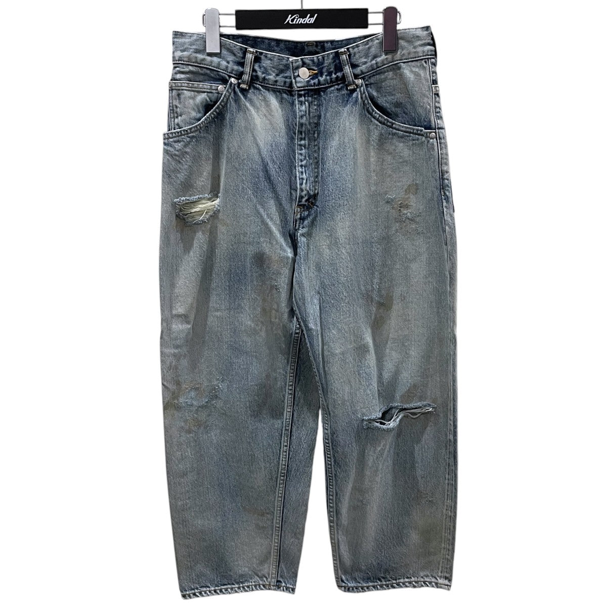 加工デニムパンツ SELVEDGE TAPERED 5P DENIM PANTS セルビッジ テーパード 5ポケット デニムパンツ ANC-PT03