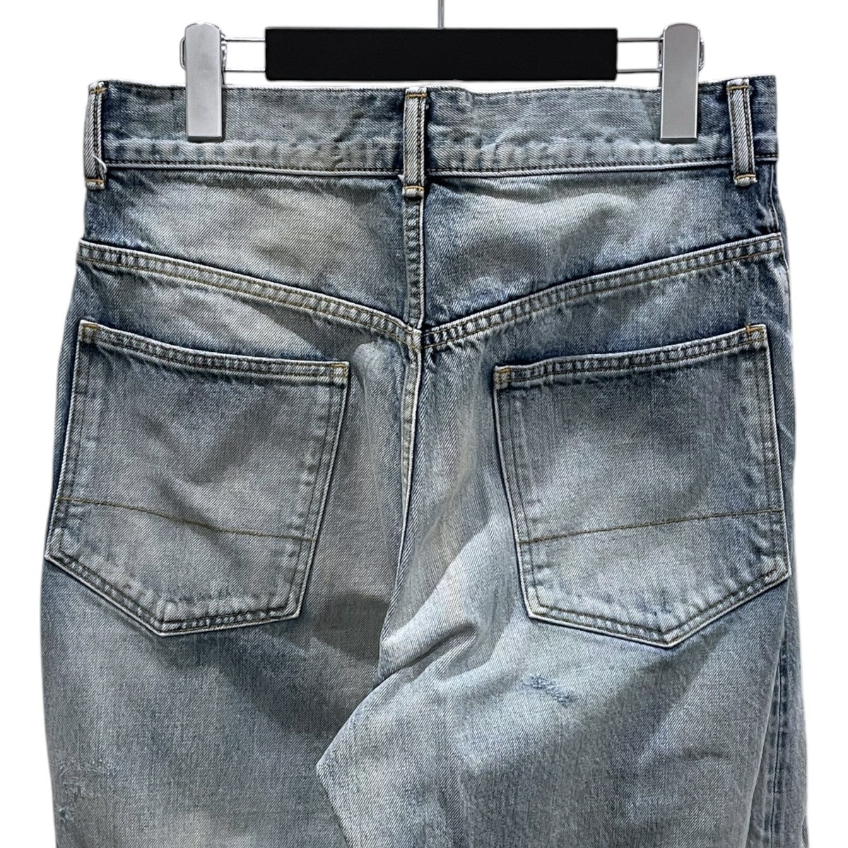 加工デニムパンツ SELVEDGE TAPERED 5P DENIM PANTS セルビッジ テーパード 5ポケット デニムパンツ ANC-PT03