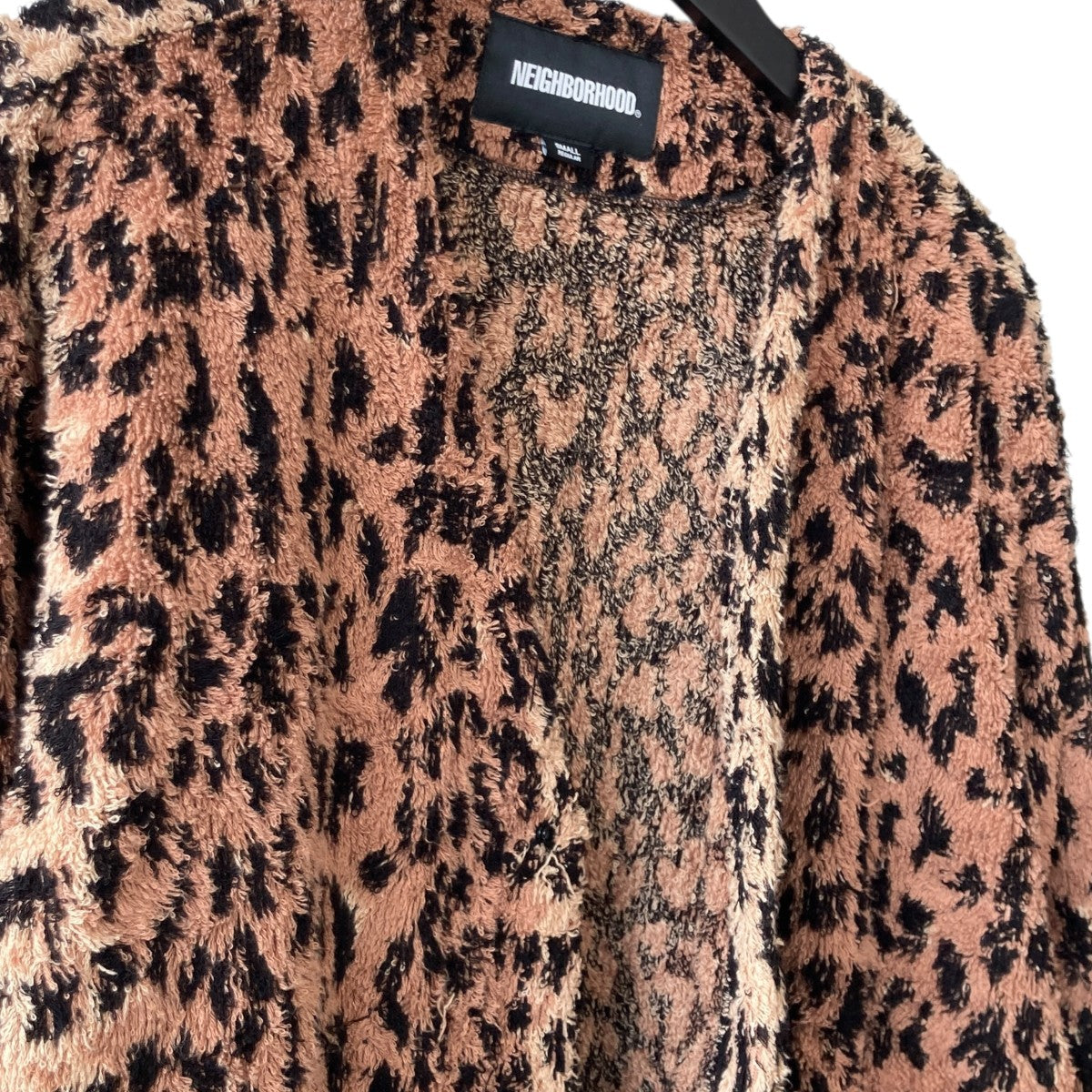 NEIGHBORHOOD NH X HIPPOPOTAMUS ． TERRY CLOTH CARDIGAN LS総柄カーディガン261TSHIN-SHM01 古着・中古-3枚目のアイテム画像
