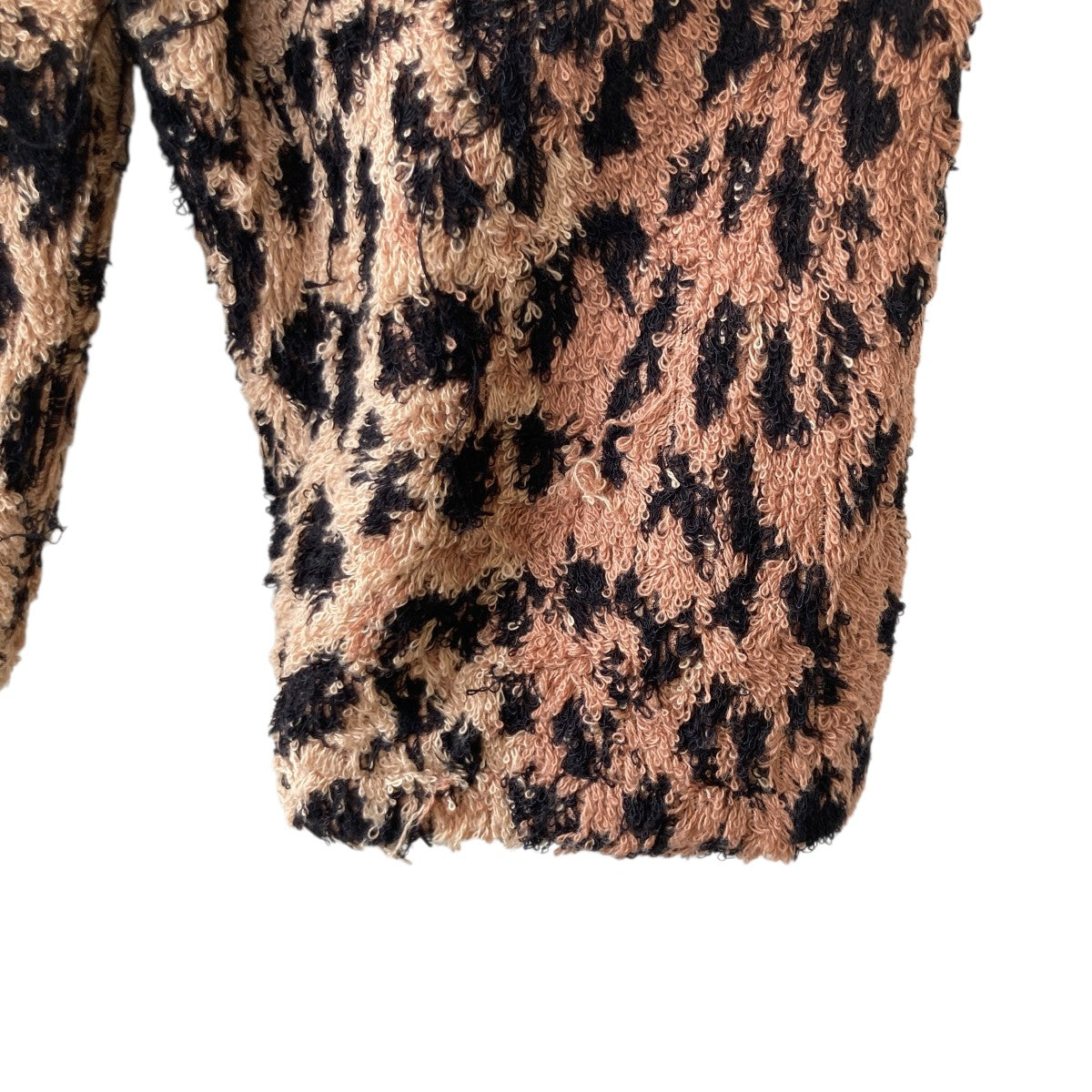 NEIGHBORHOOD NH X HIPPOPOTAMUS ． TERRY CLOTH CARDIGAN LS総柄カーディガン261TSHIN-SHM01 古着・中古-4枚目のアイテム画像
