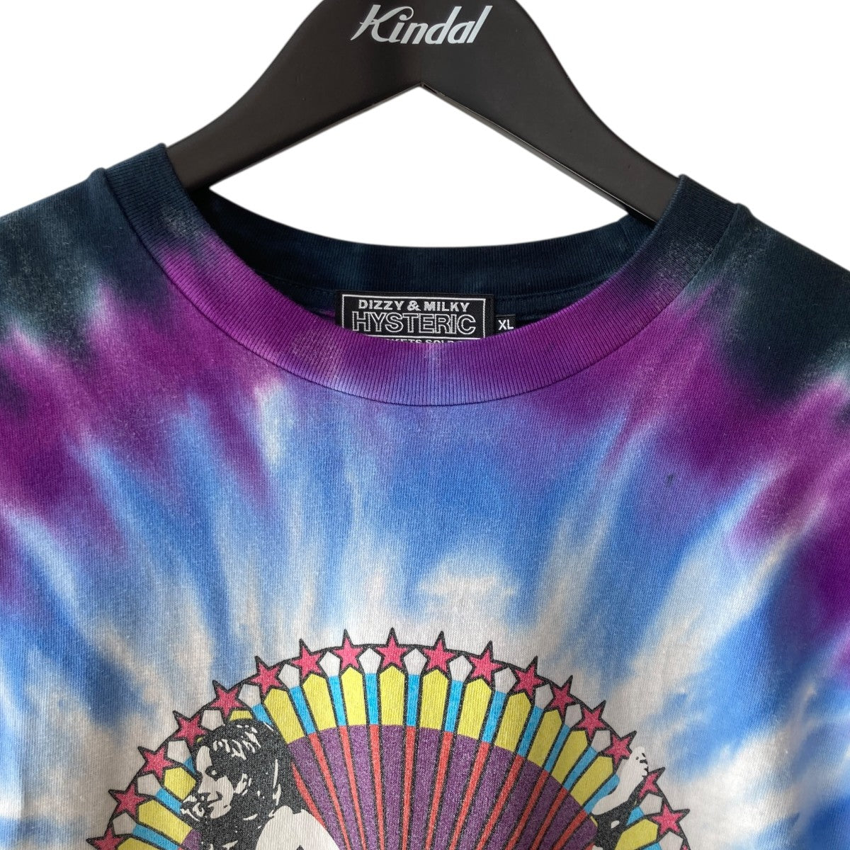 Hysteric Glamour タイダイTシャツ02251CT41 古着・中古-3枚目のアイテム画像
