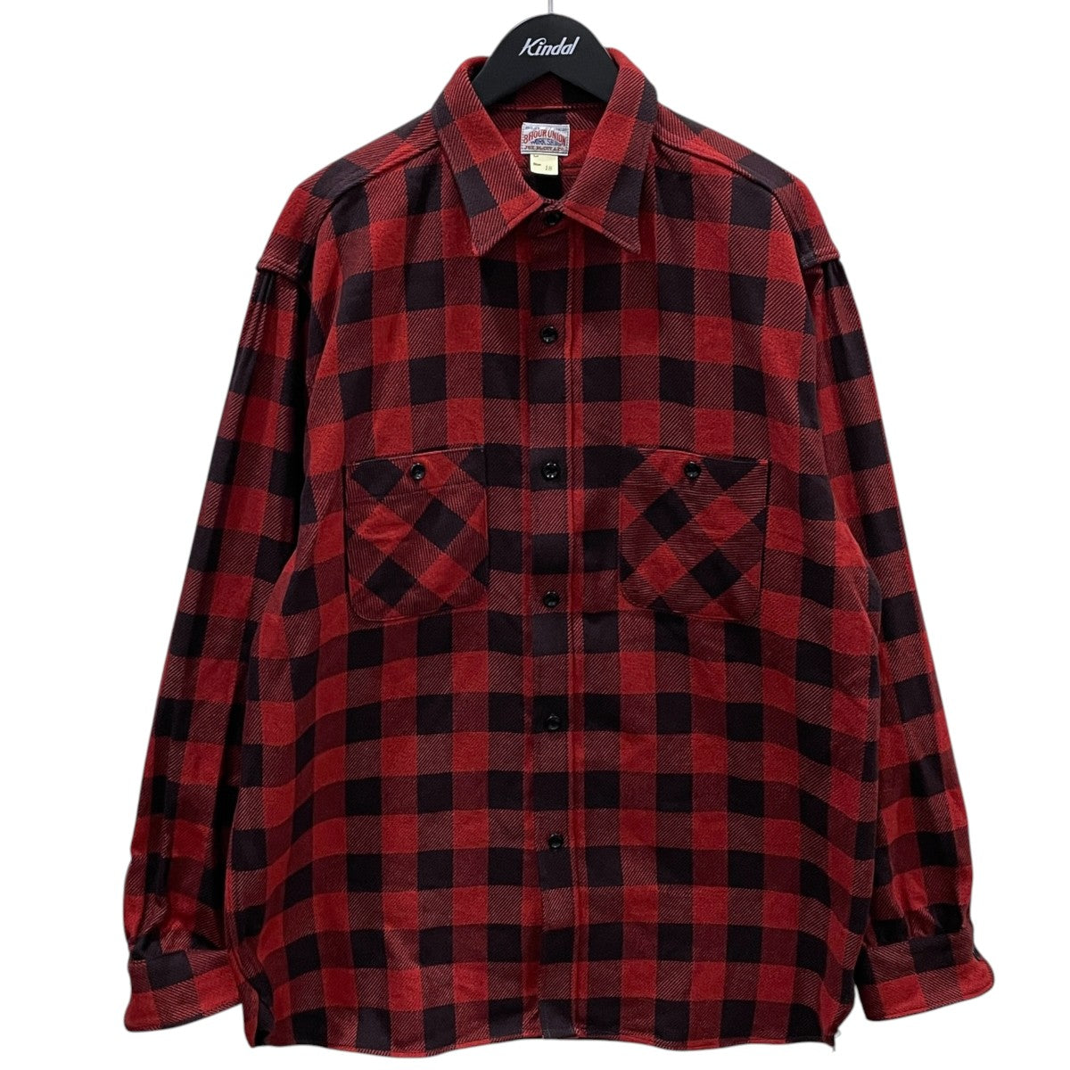 24AW チェック柄ネルシャツ 8HU TWISTED-YARN BUFFALO CHECK SHIRT 8HU ツイステッドヤーン バッファローチェックシャツ MS24102