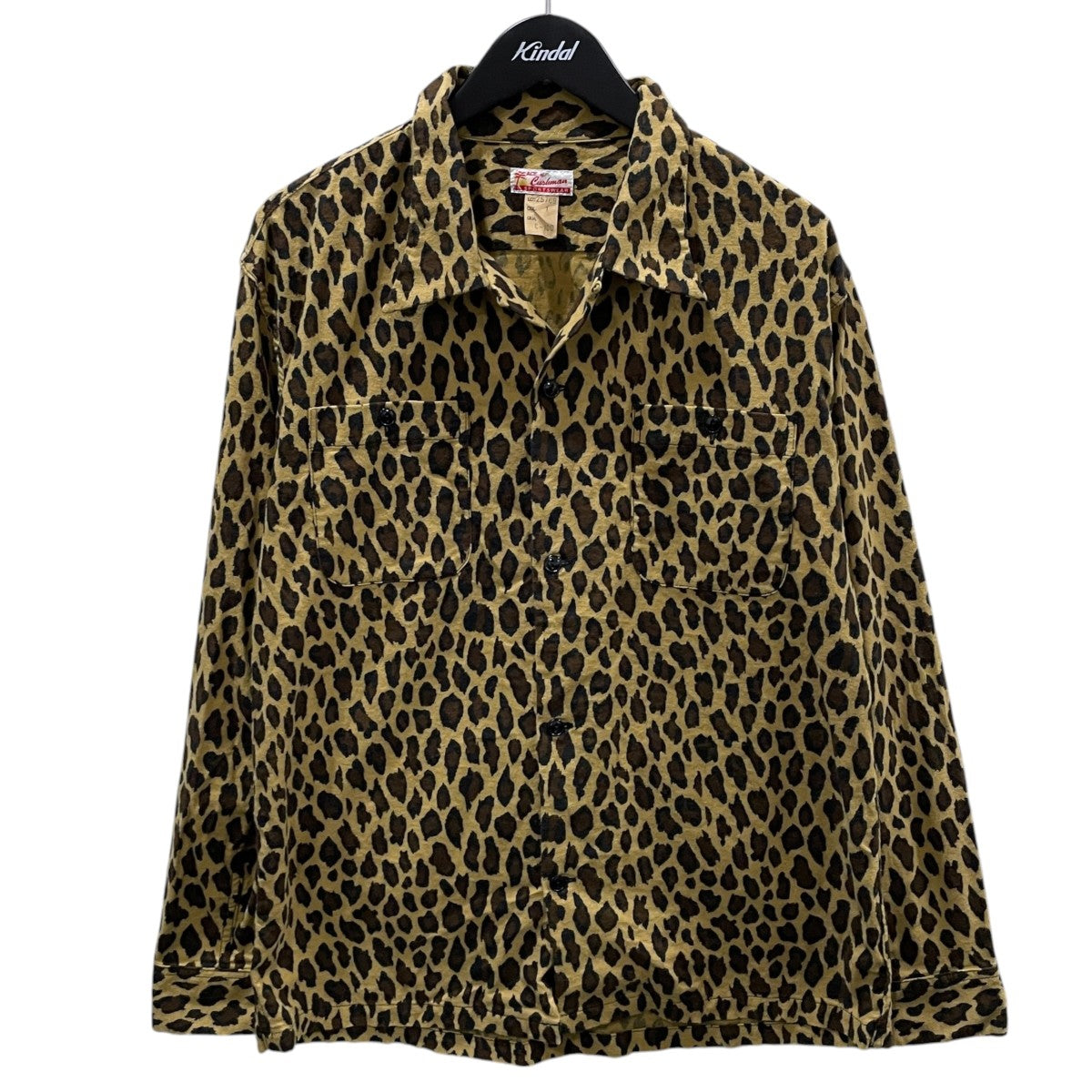 26SS レオパードプリントネル オープンカラーシャツ LEOPARD PRINT NEL OPEN COLLAR SHIRT  25709