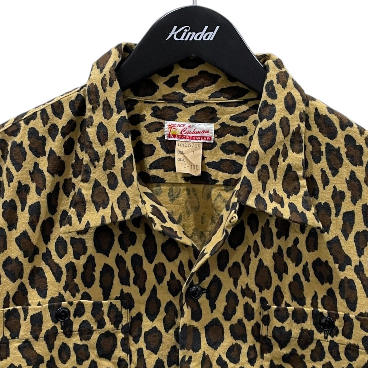 26SS レオパードプリントネル オープンカラーシャツ LEOPARD PRINT NEL OPEN COLLAR SHIRT  25709