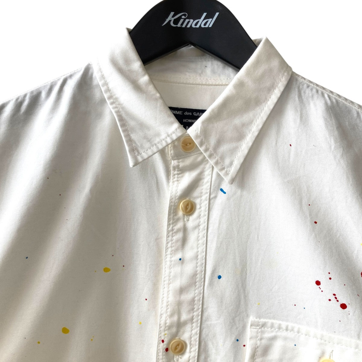 COMME des GARCONS HOMME ペイントワークシャツHH-B011 古着・中古-3枚目のアイテム画像