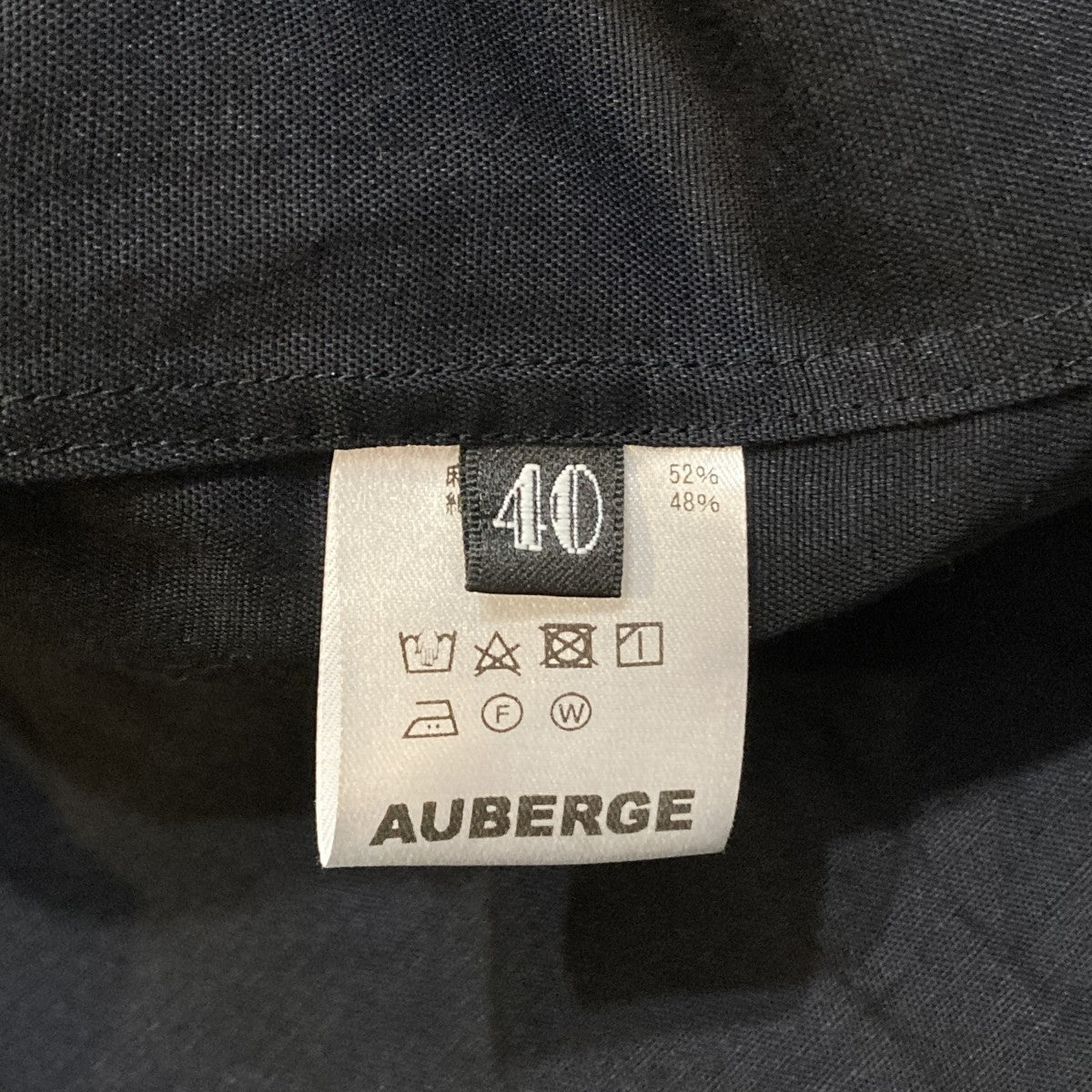 AUBERGE BRASSAI リネンコットンダブルポケットシャツ長袖シャツ 古着・中古-5枚目のアイテム画像