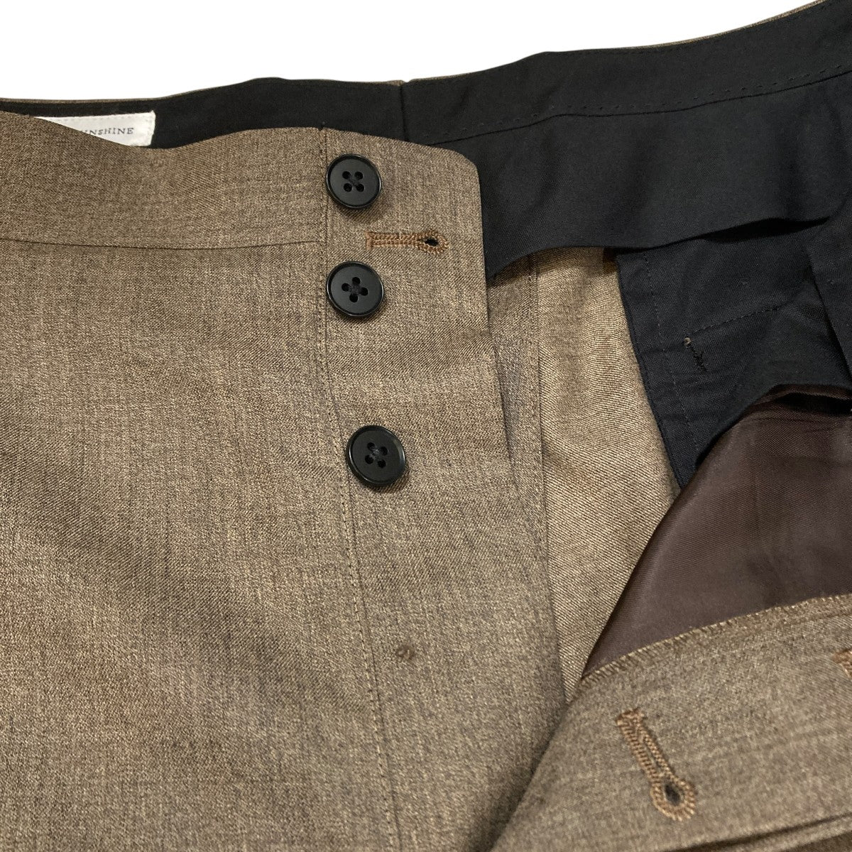 KAPTAIN SUNSHINE Shoecut Slacks Wool Light GabardineパンツKS25FPT07 古着・中古-5枚目のアイテム画像