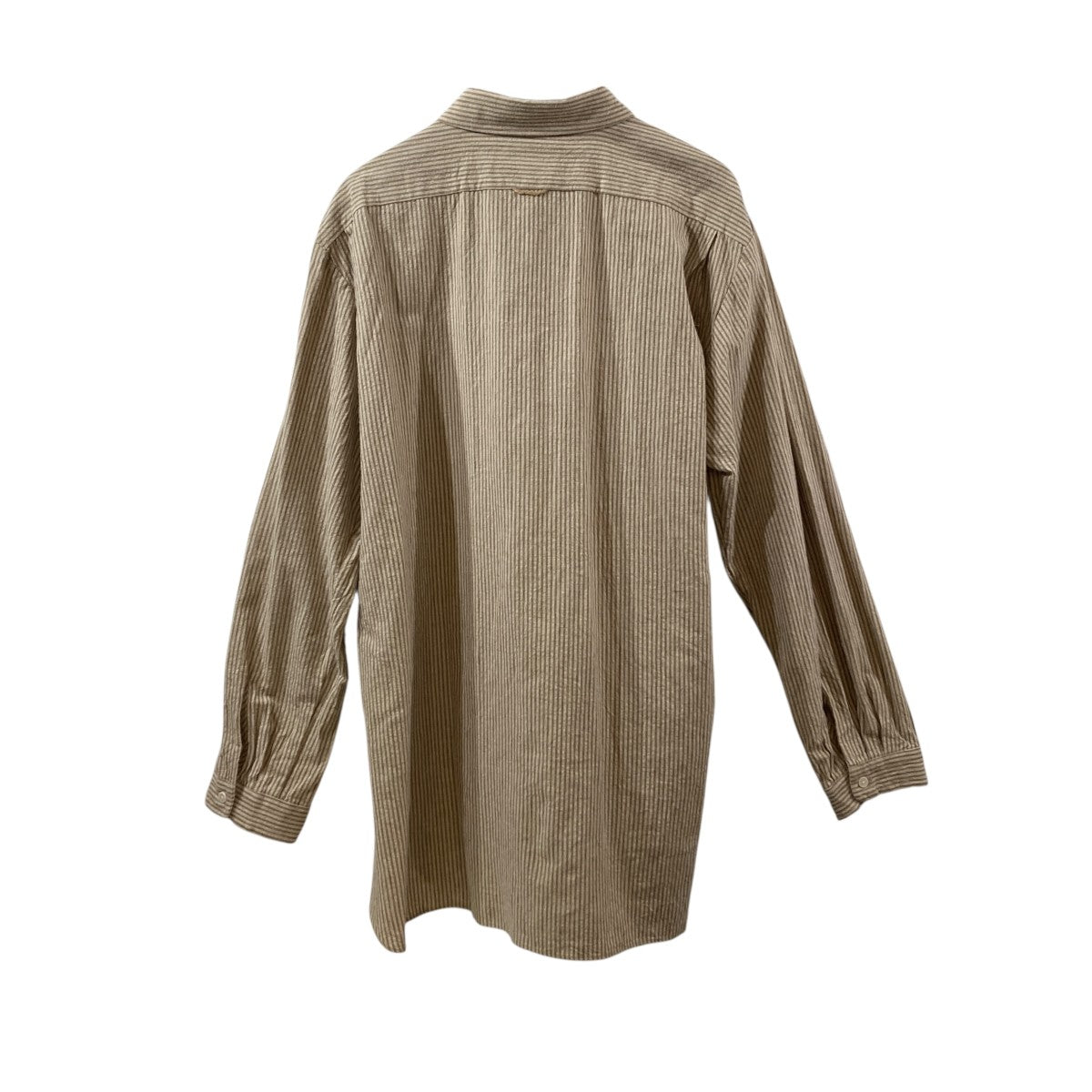 BUTTON SHIRT PULLOVERストライプ長袖シャツ45110