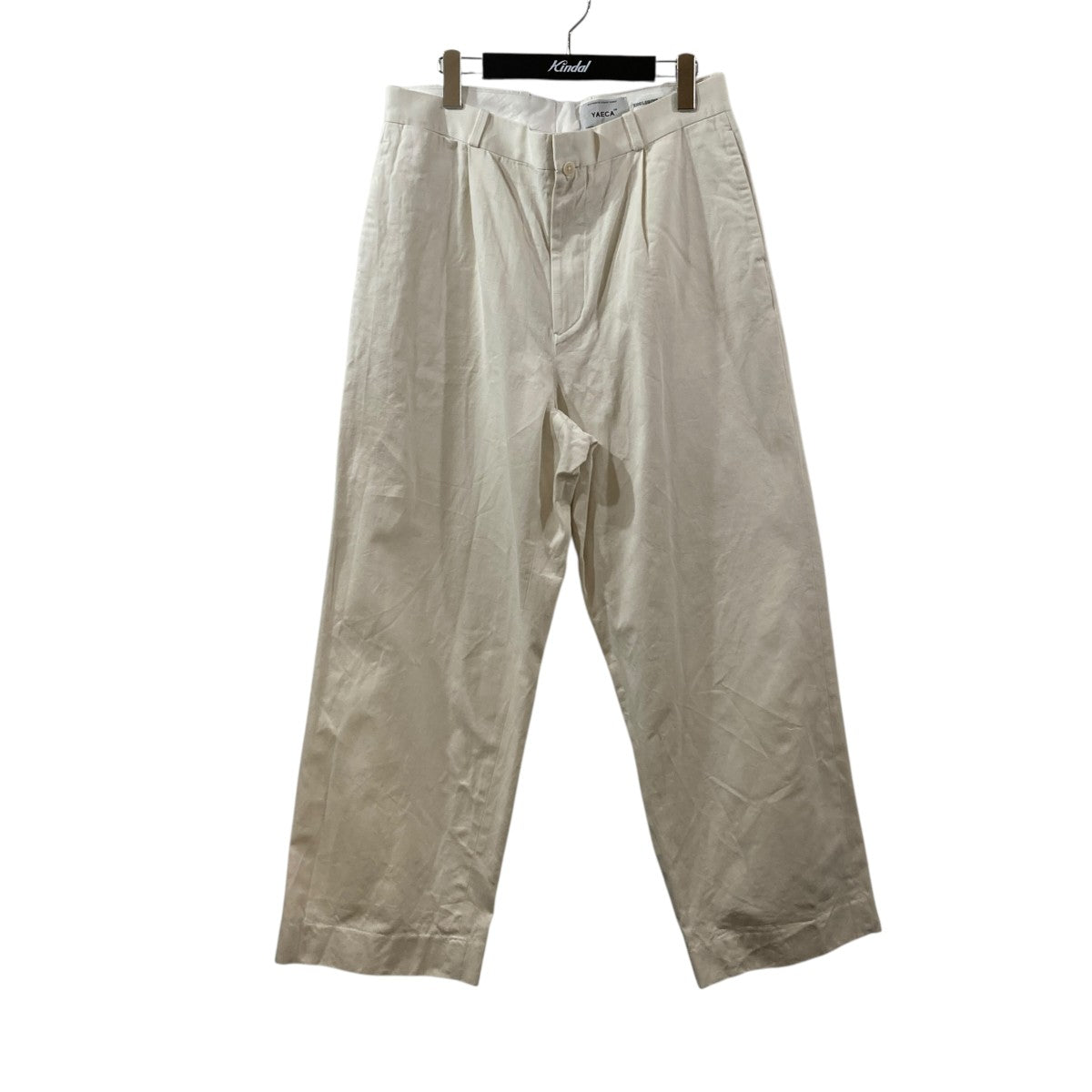 CHINO CLOTH PANTS TUCK STRAIGHTワンタックパンツ13658