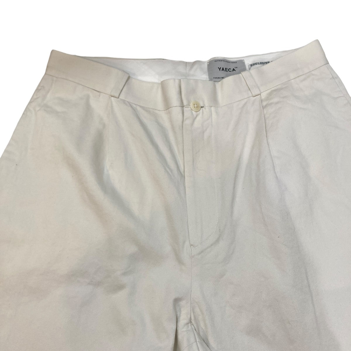 CHINO CLOTH PANTS TUCK STRAIGHTワンタックパンツ13658