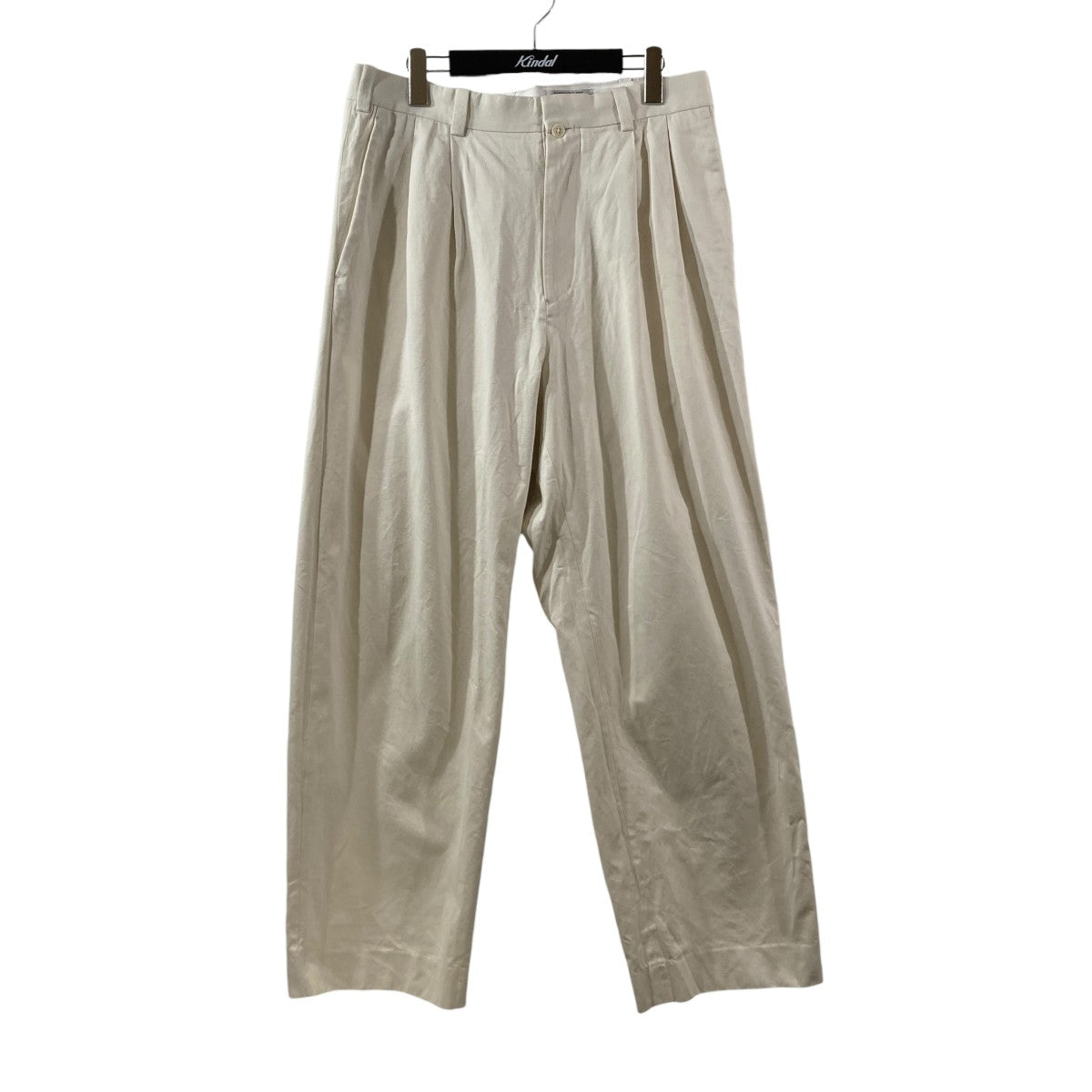 YAECA CHINO CLOTH PANTS TWO TUCK STRAIGHTツータックパンツ15606 古着・中古-1枚目のアイテム画像