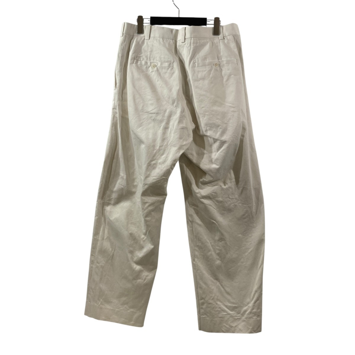 YAECA CHINO CLOTH PANTS TWO TUCK STRAIGHTツータックパンツ15606 古着・中古-2枚目のアイテム画像