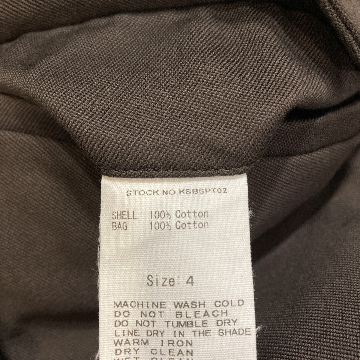 KAPTAIN SUNSHINE Belted Riviera PantsパンツKSBSPT02 古着・中古-7枚目のアイテム画像