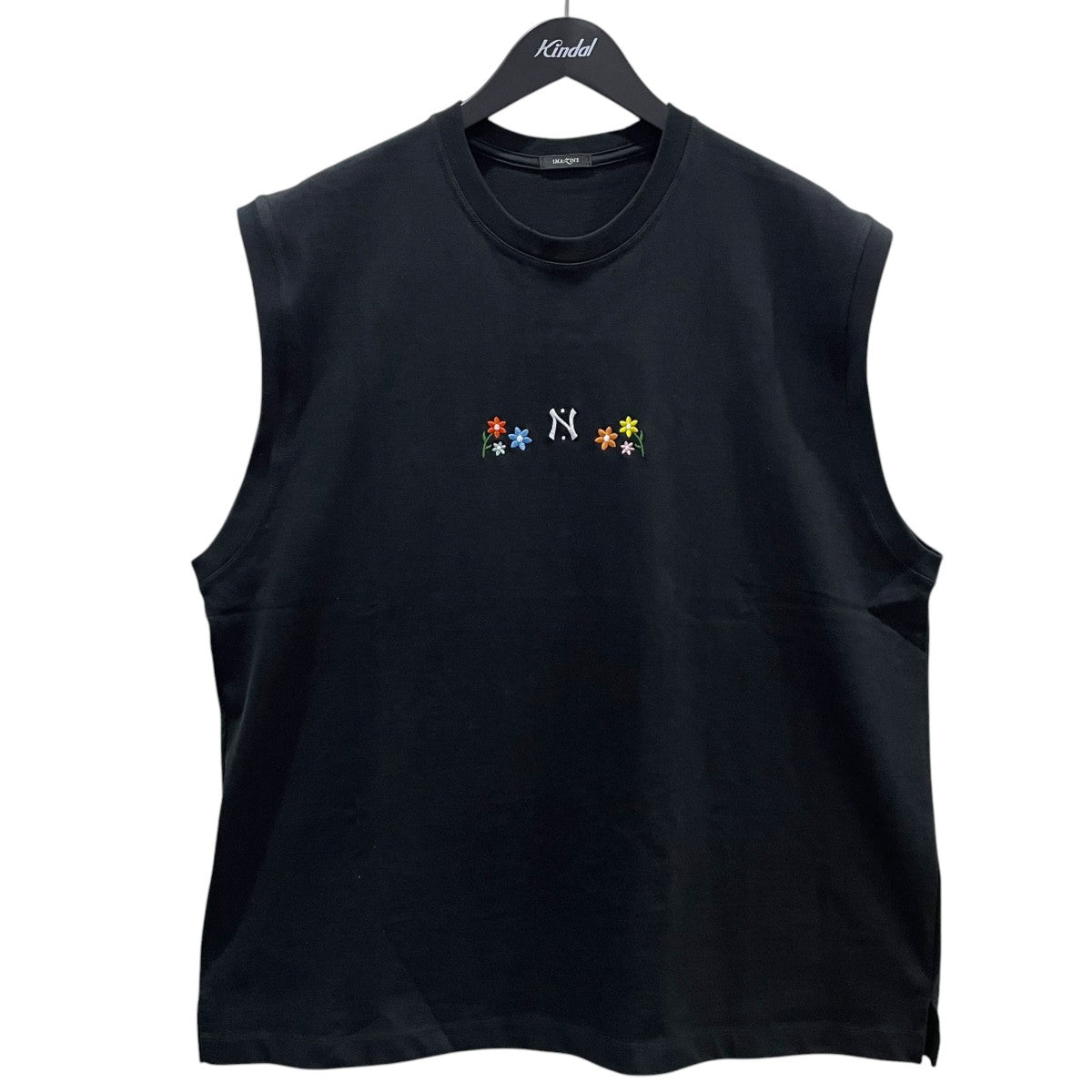26SS ノースリーブカットソー N： Logo Flower No Sleeve Tee エヌ ロゴ フラワー ノースリーブ ティー