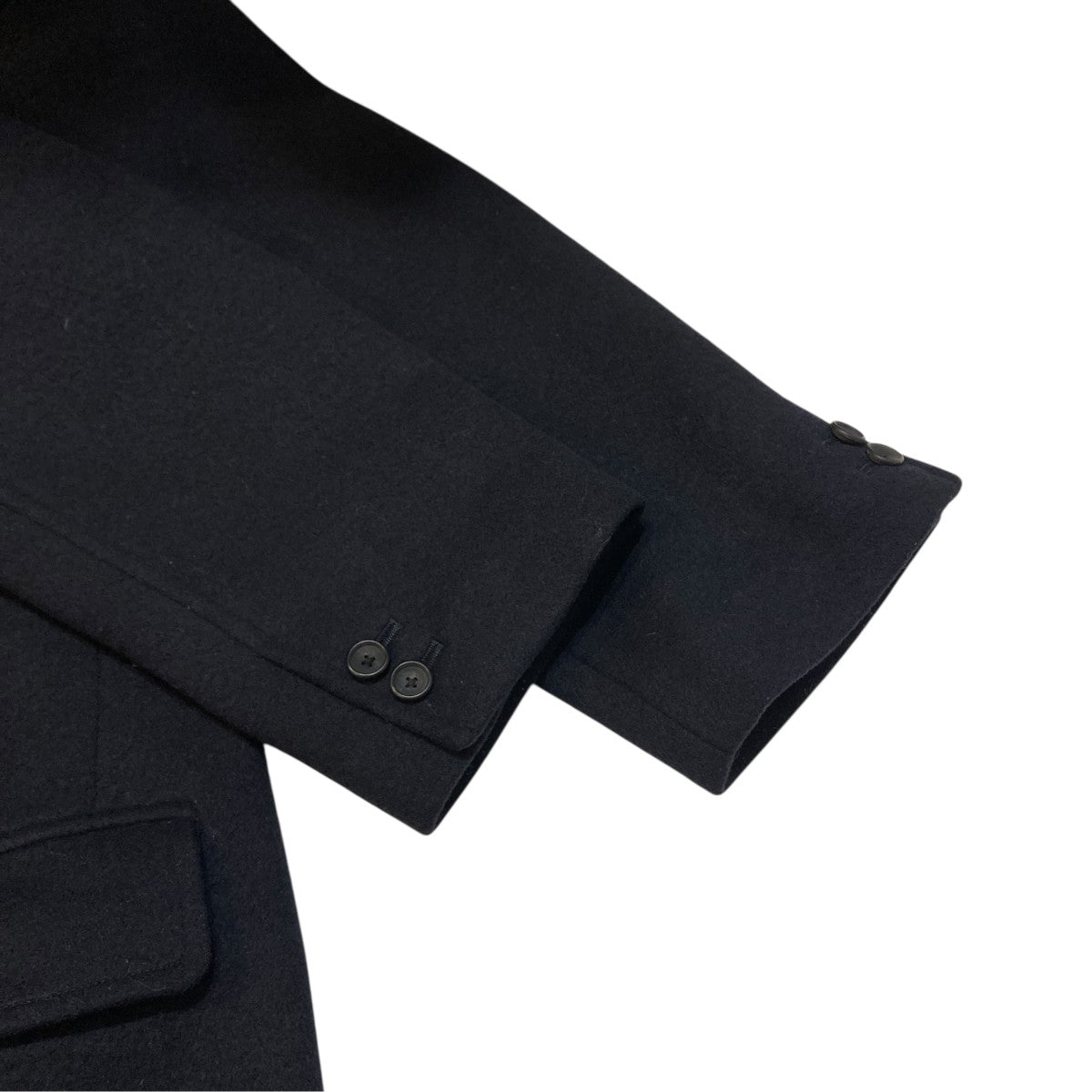Wool Cashmere Melton D．B． Short Coatダブルジャケット1121-43017