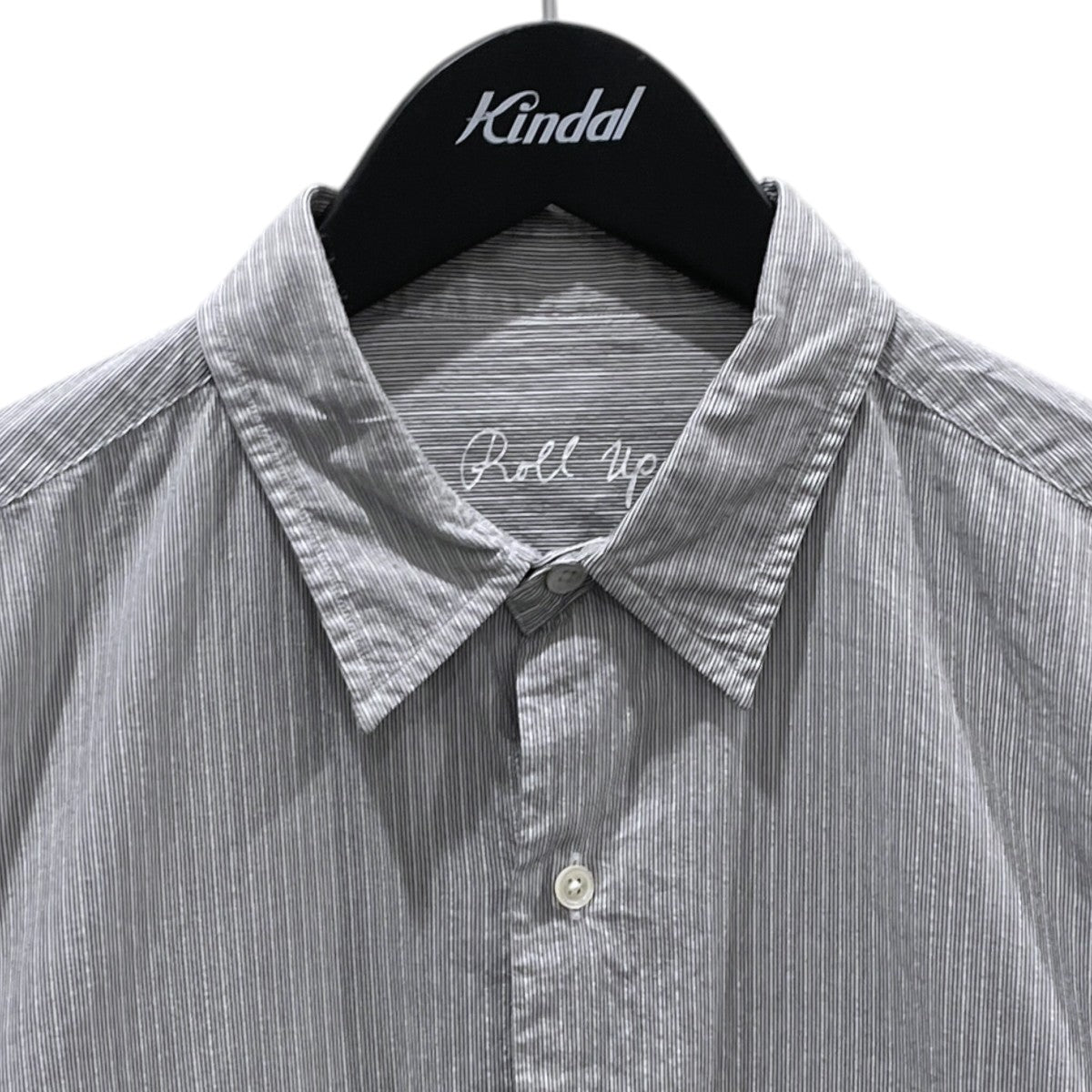 ストライプ柄シャツ ROLL UP SHIRT STRIPE ロールアップ ストライプシャツ
