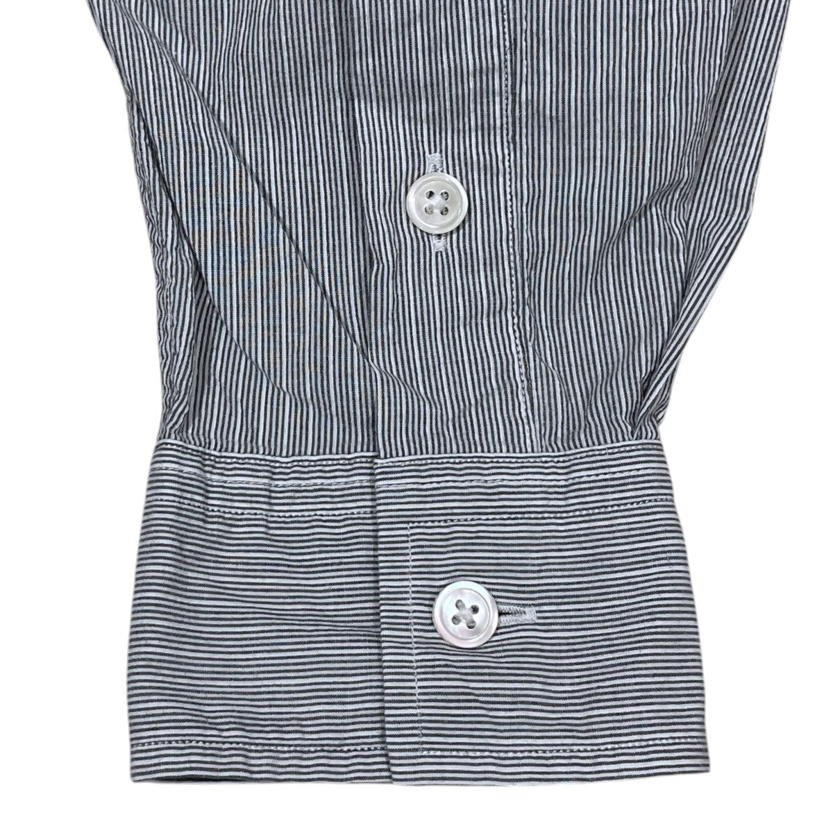 ストライプ柄シャツ ROLL UP SHIRT STRIPE ロールアップ ストライプシャツ