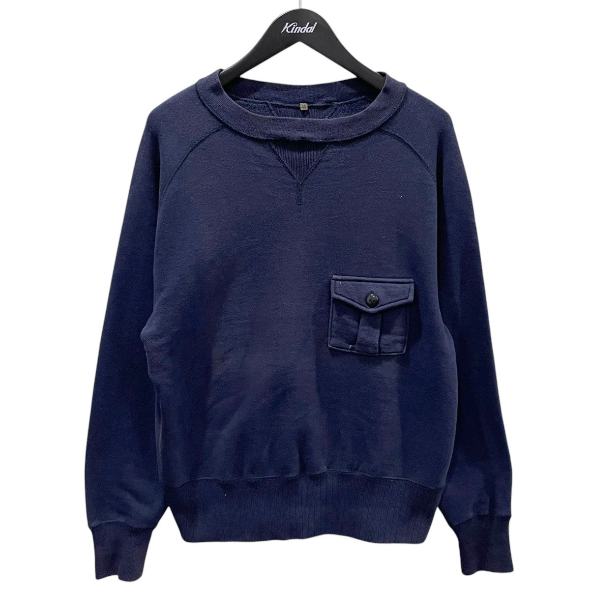 両Vガゼットポケットスウェットトレーナー 40s MILITARY SWEAT ミリタリースウェット 8080020052