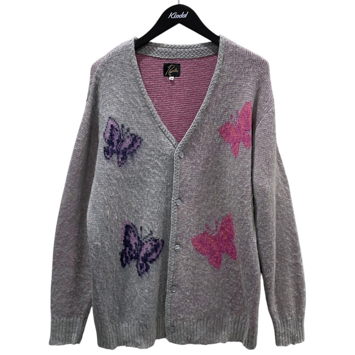22AW Vネックニットカーディガン Mohair Cardigan - Papillon モヘアカーディガン パピヨン LQ375