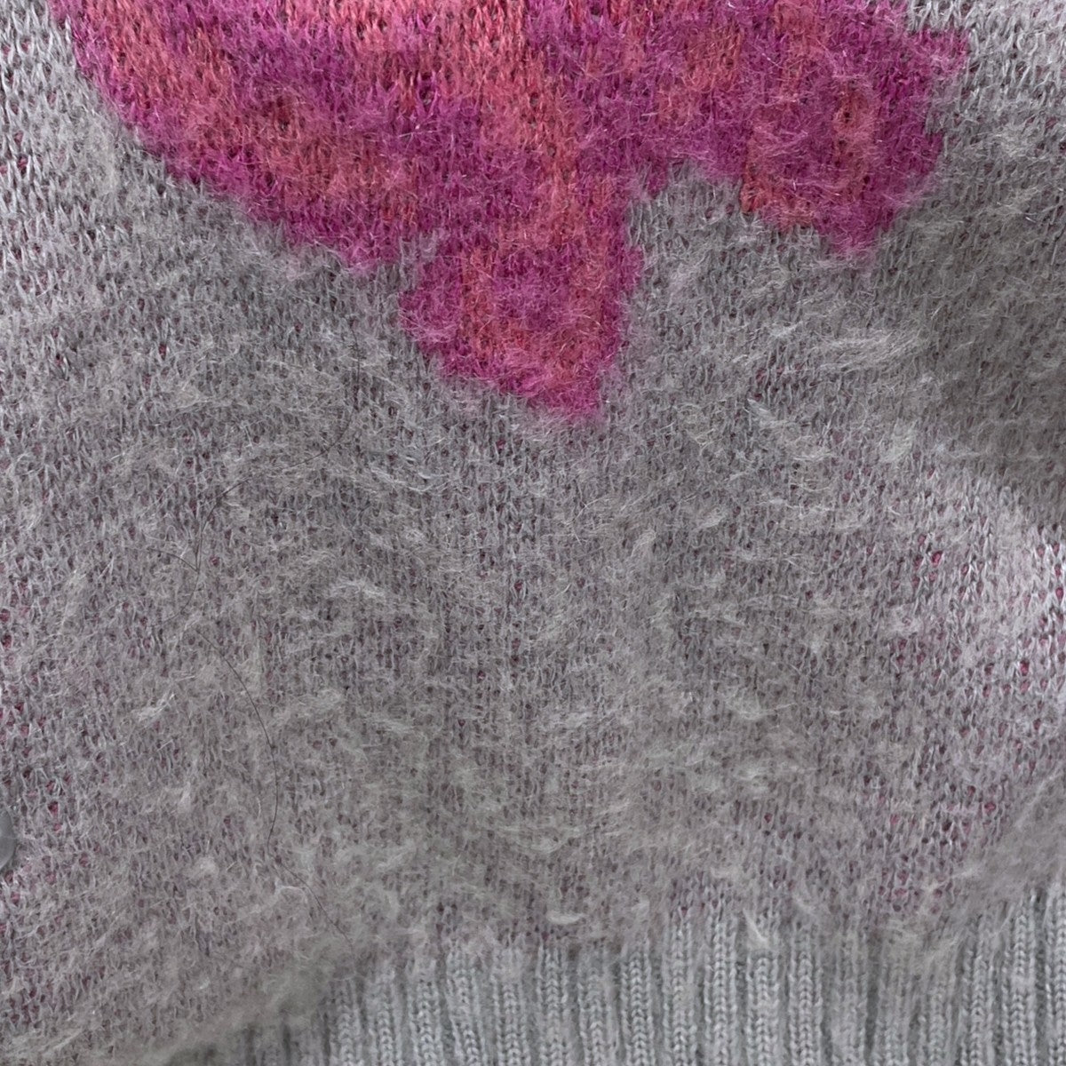 22AW Vネックニットカーディガン Mohair Cardigan - Papillon モヘアカーディガン パピヨン LQ375
