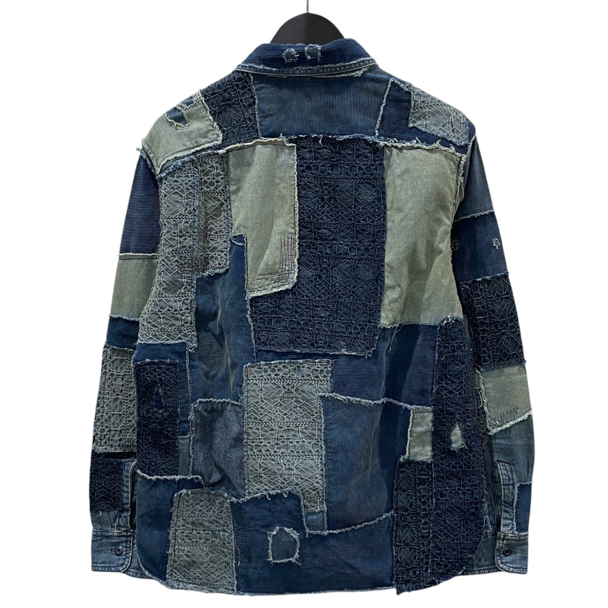 22AW パッチワークデニムシャツ HERCULES WORK SHIRT ヘラクレス ワークシャツ MNRRWOV16820365