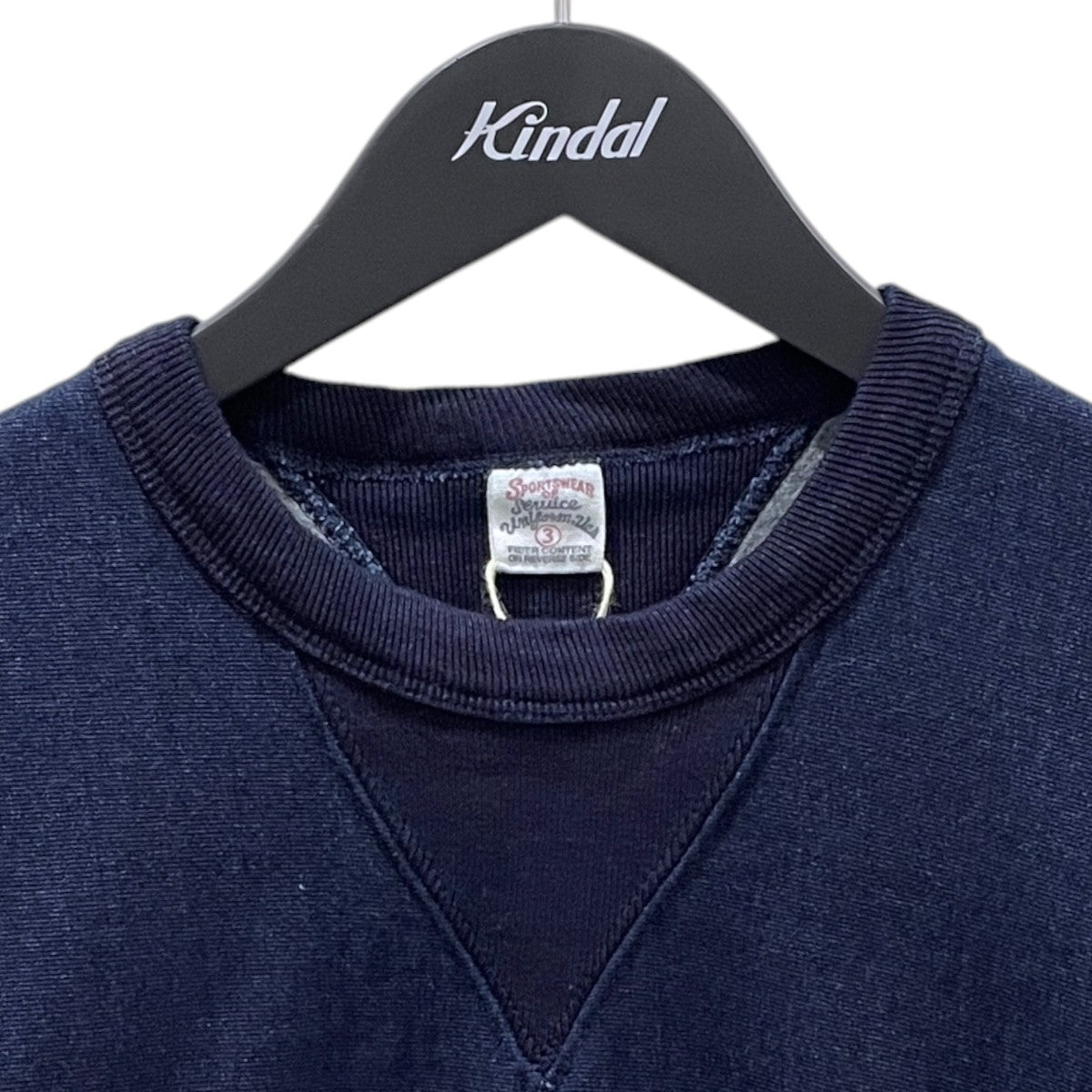 スウェットトレーナー INDIGO REVERSE WEAVE SWEAT インディゴリバースウィーブスウェット 70RW-I