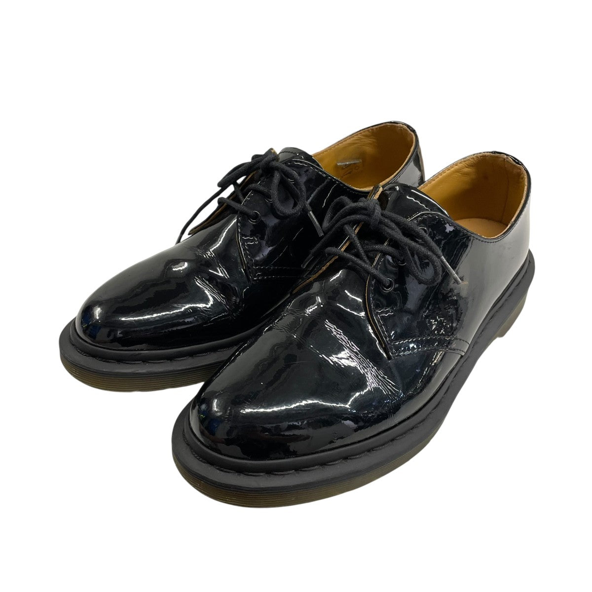 Dr．Martens×BEAMS エナメルレザーシューズ 古着・中古-1枚目のアイテム画像