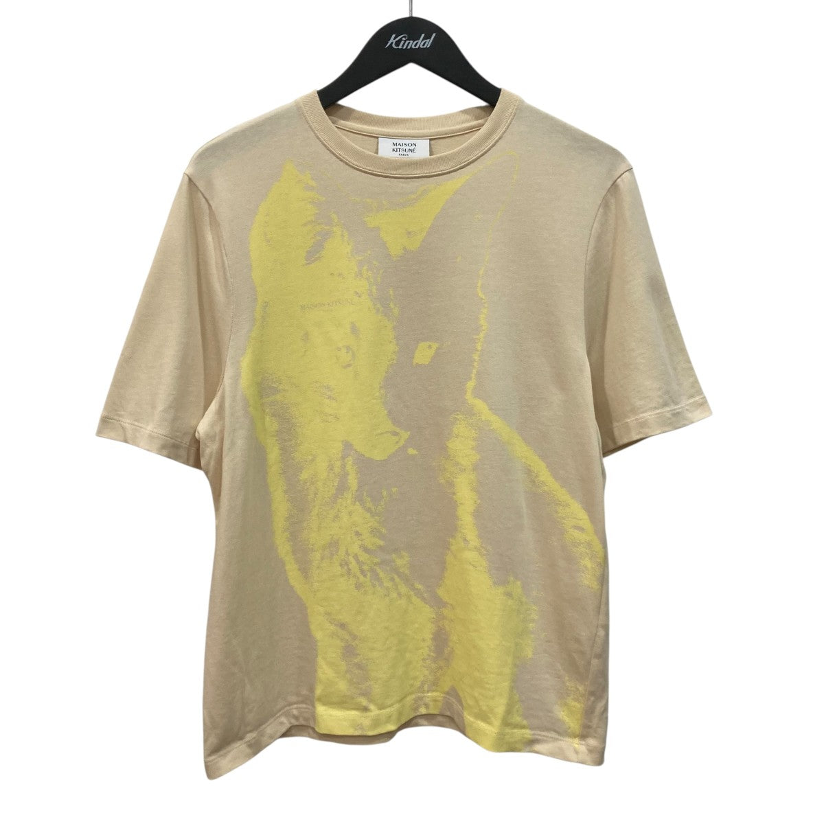 MAISON KITSUNE 26SSフォックス カブ コンフォート半袖ＴシャツQW00102KJ0119 古着・中古-1枚目のアイテム画像