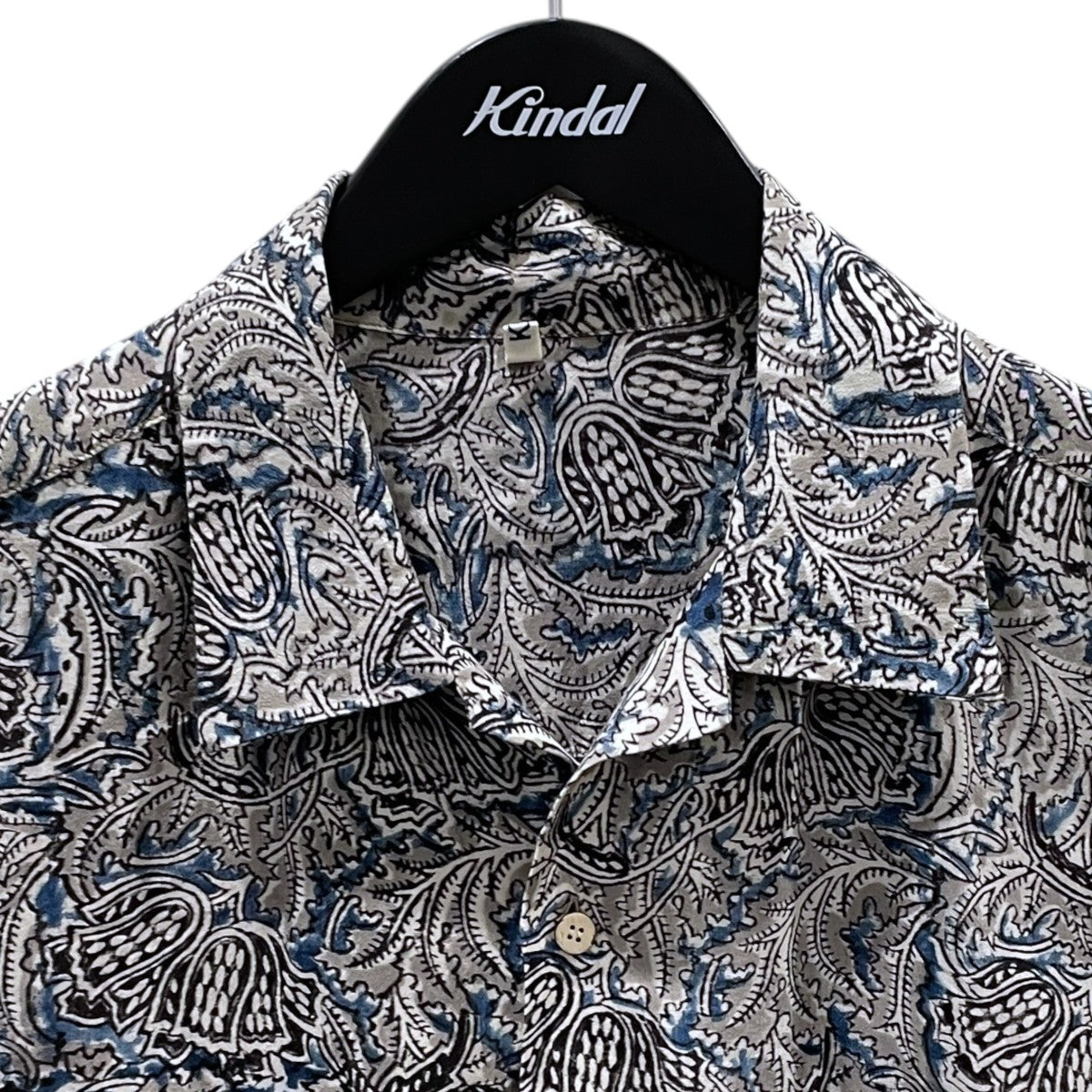 23SS オープンカラー半袖シャツ Kalamkari shirt カラムカリ シャツ 23ss-b-02