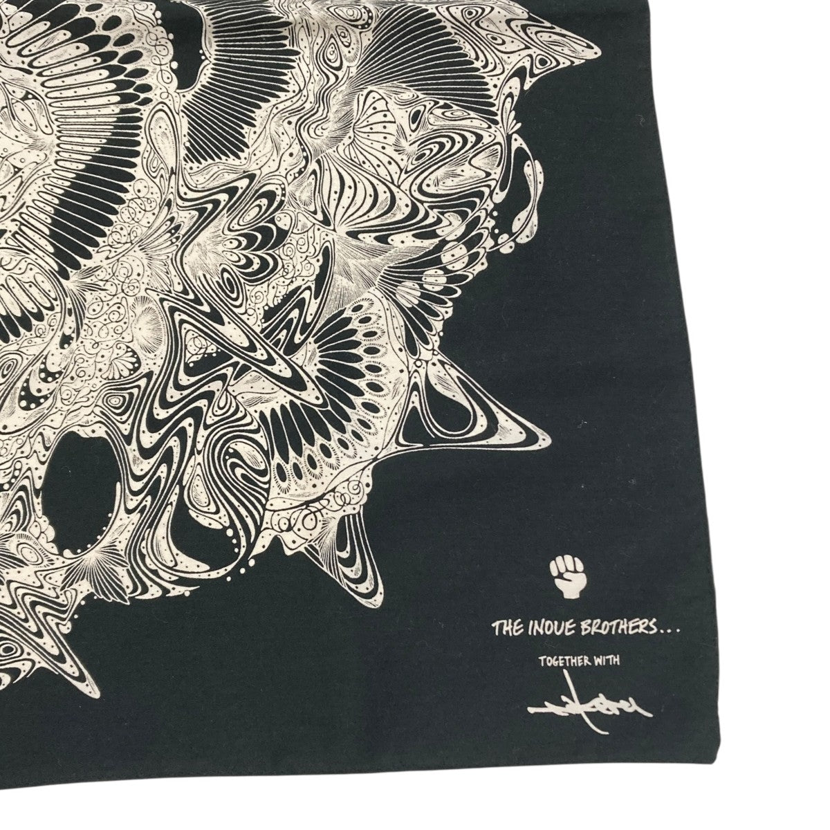 THE INOUE BROTHERS TAKERU IWAZAKI Scarf Small総柄スカーフ 古着・中古-6枚目のアイテム画像