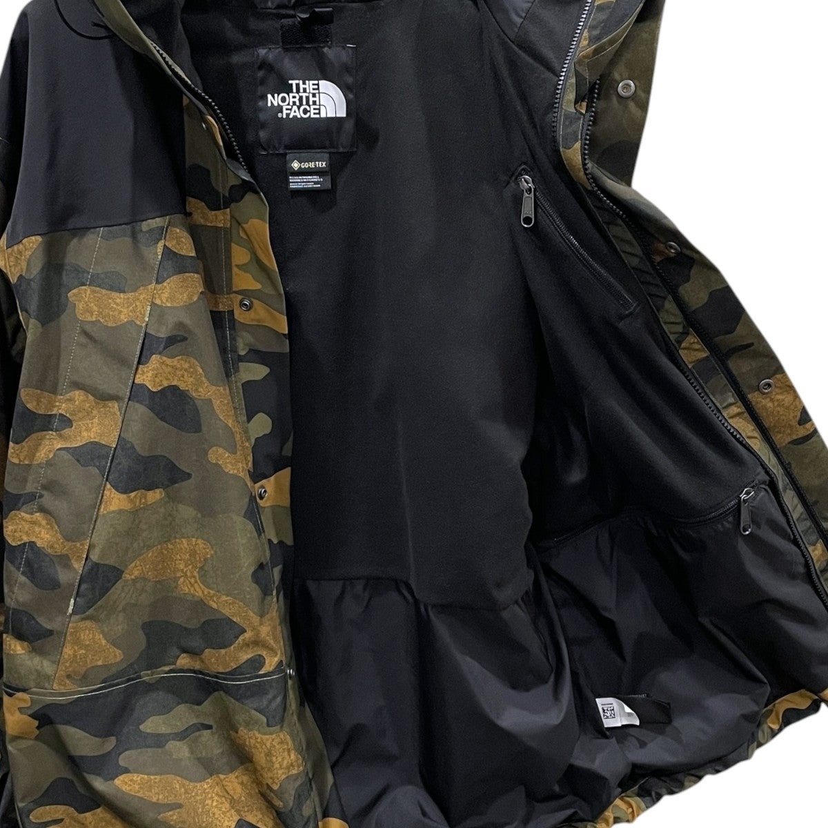 19AW カモフラ柄マウンテンパーカー 1990 MOUNTAIN JACKET GTX II 1990 マウンテンジャケット ゴアテックス II NF0A3XEJ