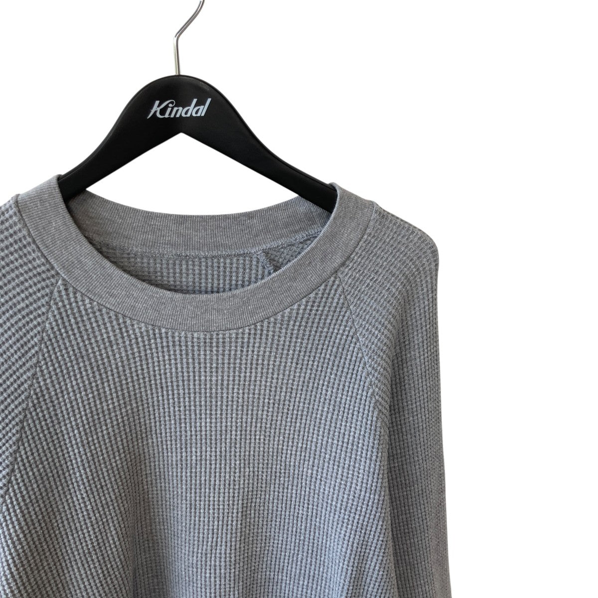 Waffle Dolman Long PulloverロングスリーブカットソーAFA-ag-7060