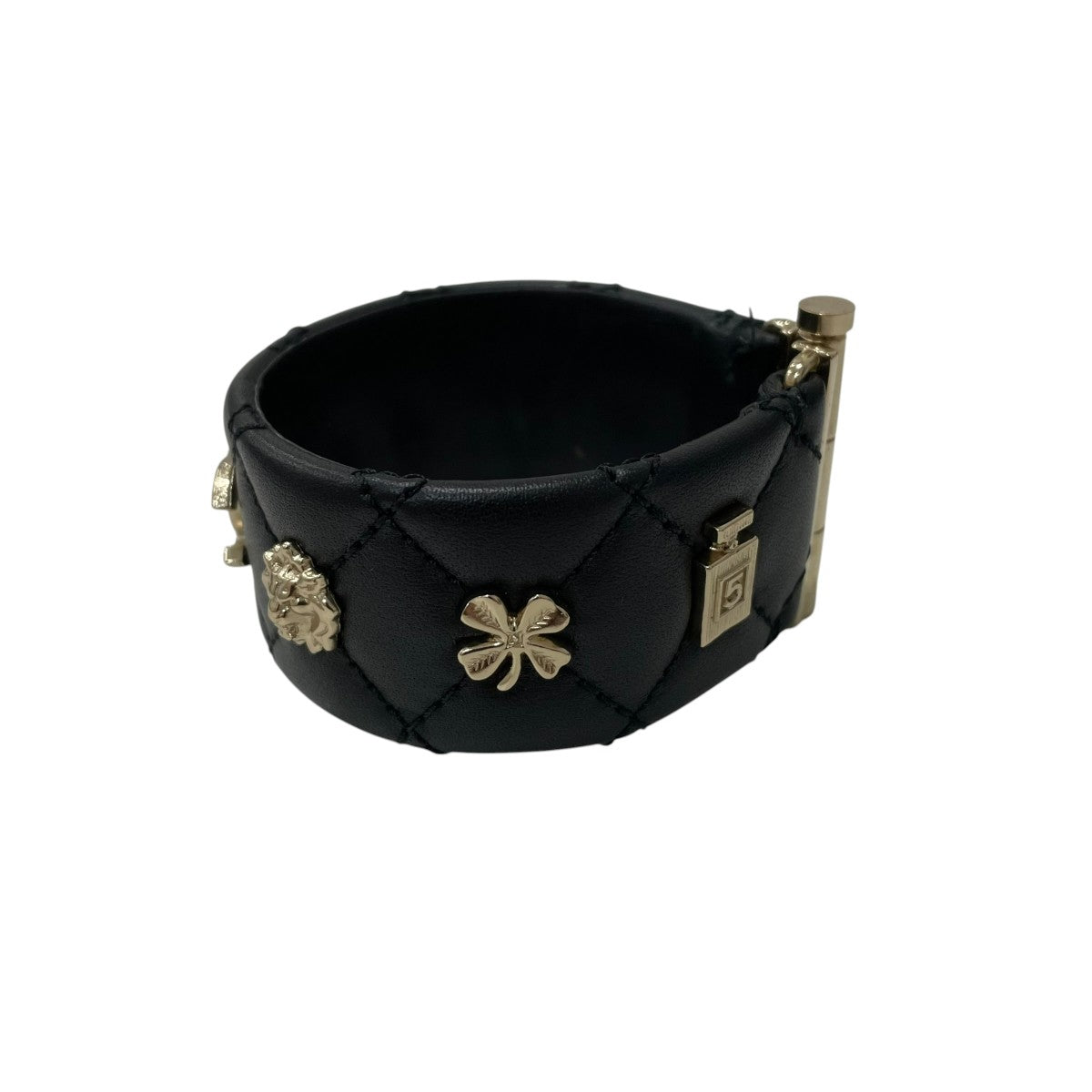 CHANEL マトラッセレザーバングル 古着・中古-4枚目のアイテム画像