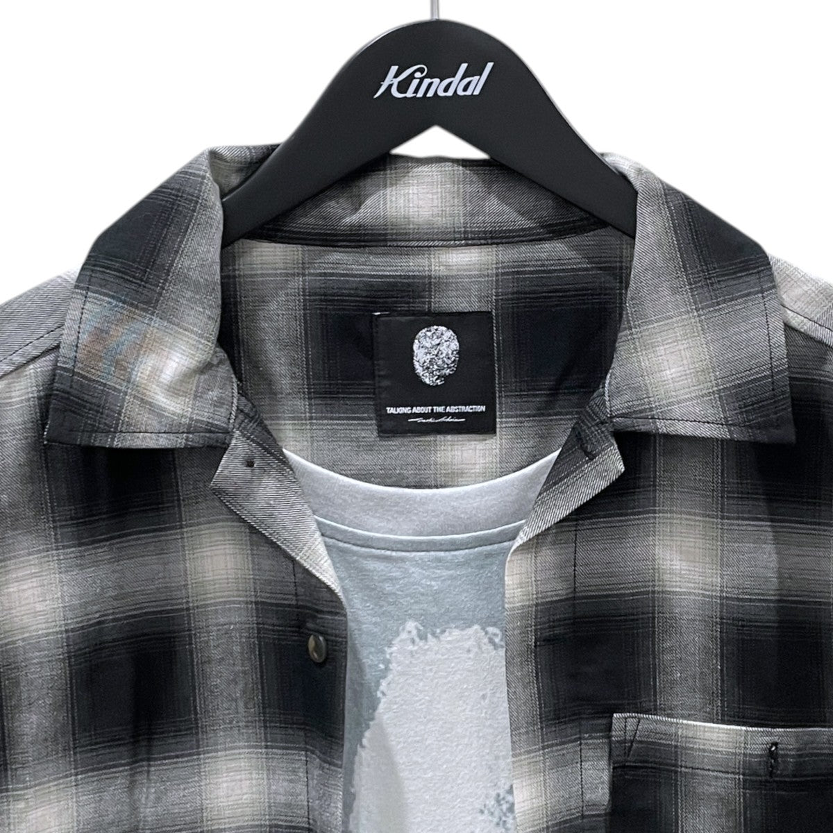 26SS Tシャツレイヤード風チェック柄半袖シャツ TRANSFER LAYERED STYLE S／S SH 26SS ランスファー レイヤードスタイルショートスリーブシャツ 26SS-SH-004