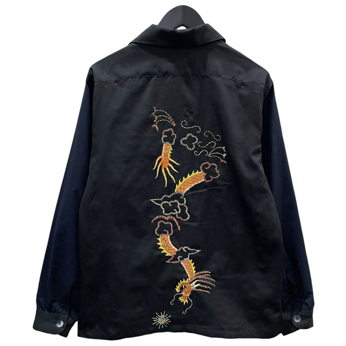 OLD PARK 17SS オープンカラーシャツ チャイナ OPEN COLLAR SHIRT CHINA 古着・中古-2枚目のアイテム画像