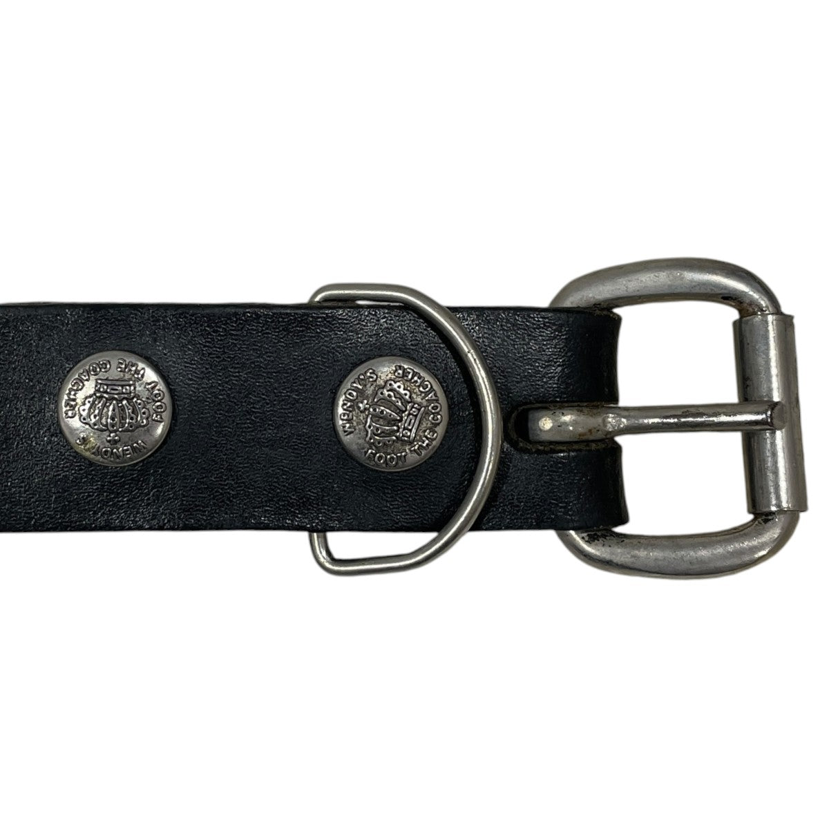 2連ピラミッドスタッズレザーベルト 2-ROW PYRAMID STUD BELT