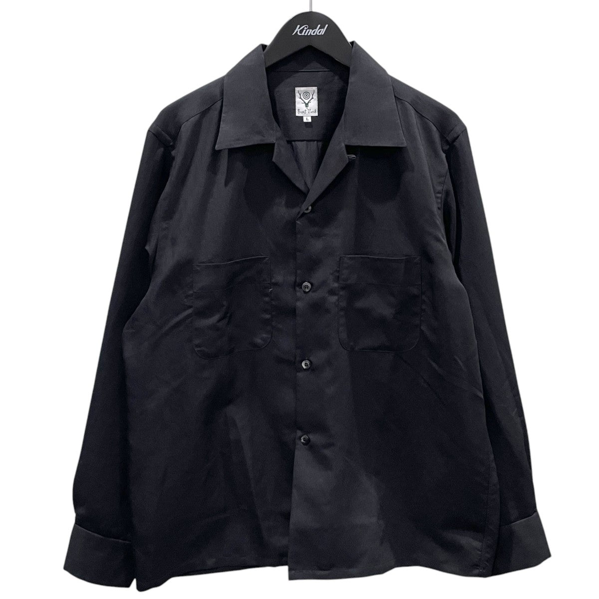 24AW オープンカラー長袖シャツ One-Up Shirt - Poly Twill ワンナップシャツ - ポリツイル PU506