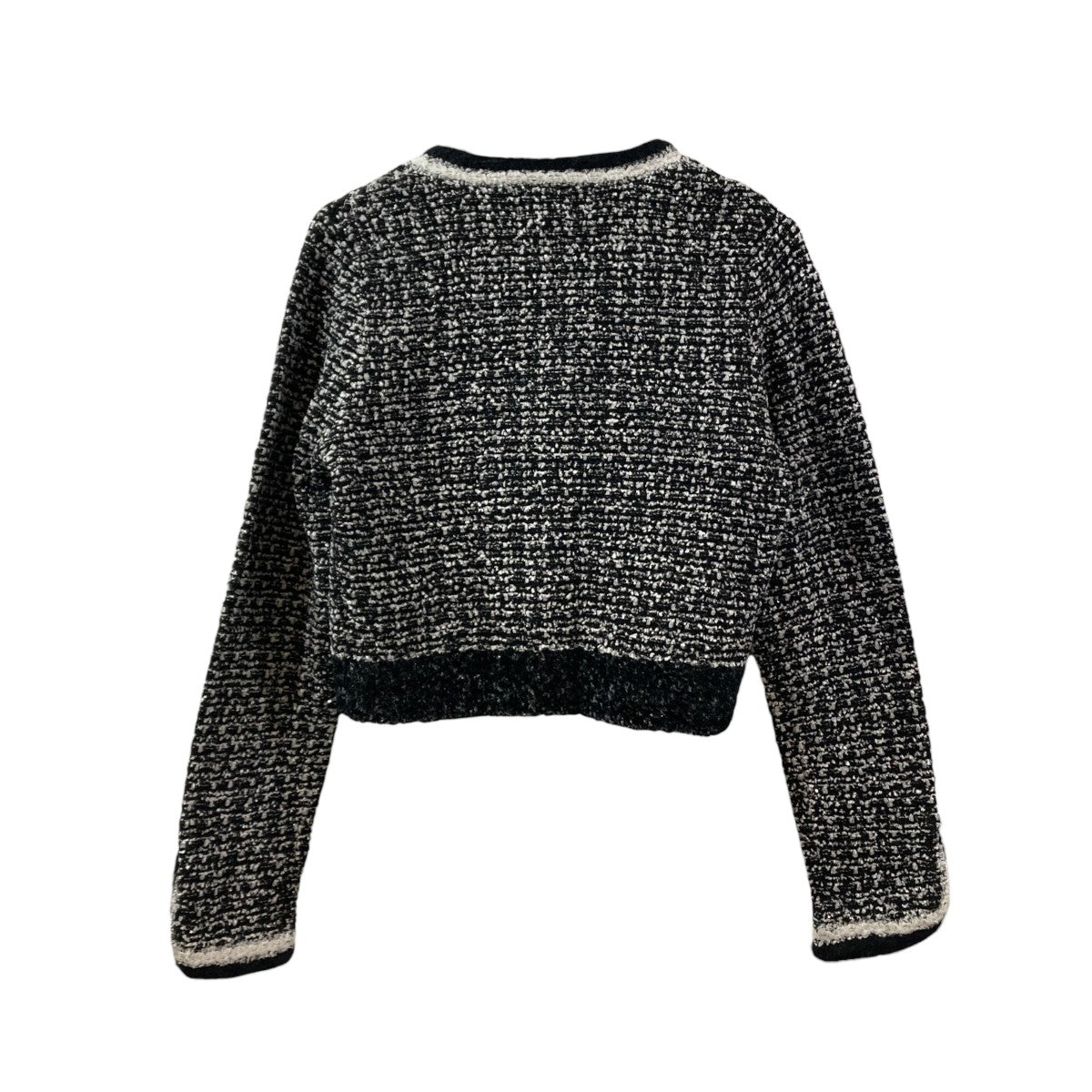 Lily Brown×MARY QUANT デイジー釦ツイードニットジャケットカーディガンLWND255030 古着・中古-2枚目のアイテム画像