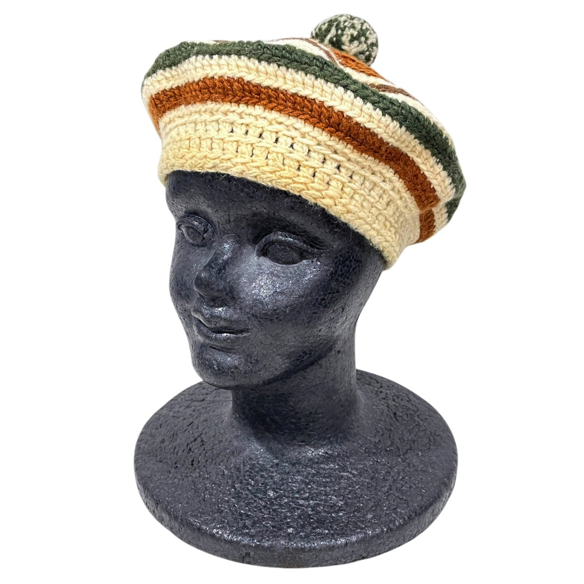 ニットベレー帽 Stripe Tam O’Shanter Hat ストライプ タモシャンターハット