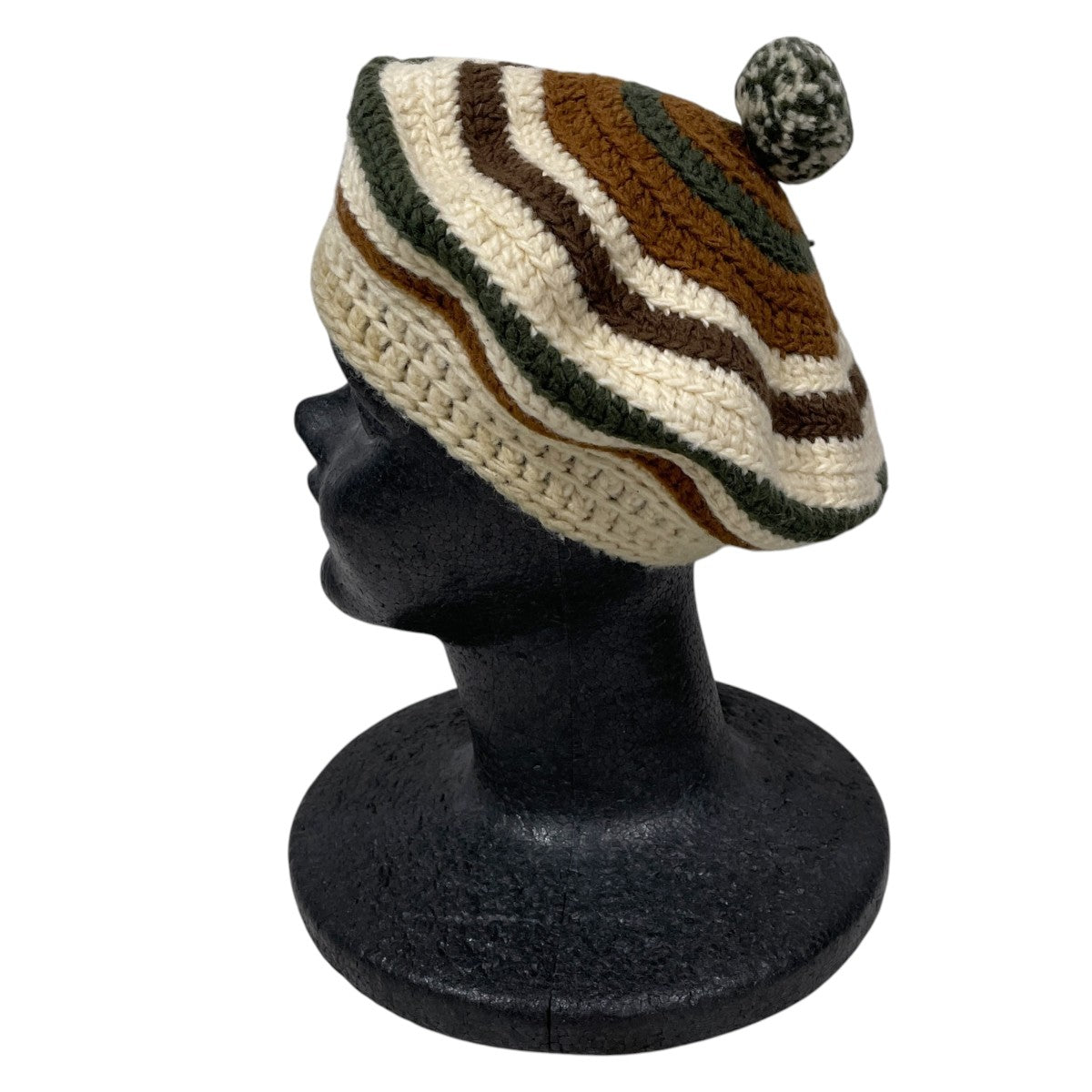 ニットベレー帽 Stripe Tam O’Shanter Hat ストライプ タモシャンターハット