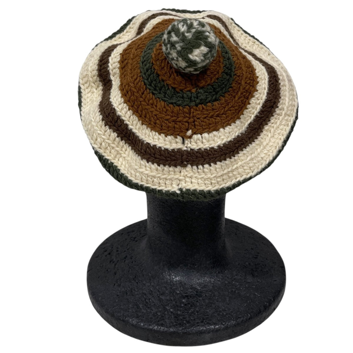ニットベレー帽 Stripe Tam O’Shanter Hat ストライプ タモシャンターハット