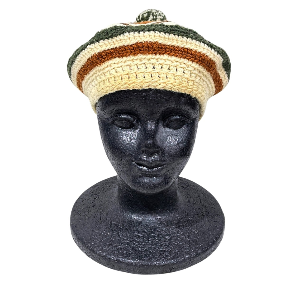 ニットベレー帽 Stripe Tam O’Shanter Hat ストライプ タモシャンターハット